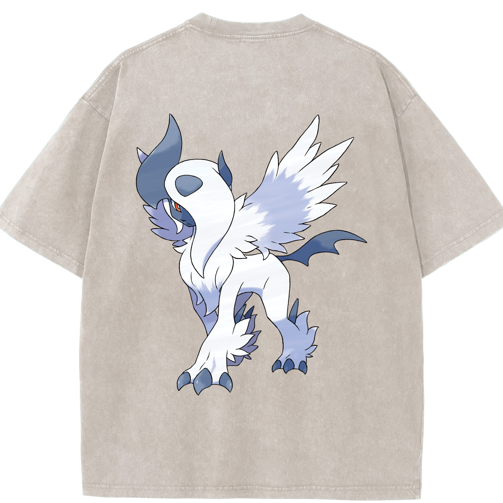 （画像用） ポケットモンスター Pokémon 綿100% ヴィンテージ風 半袖Tシャツ（背面プリント）