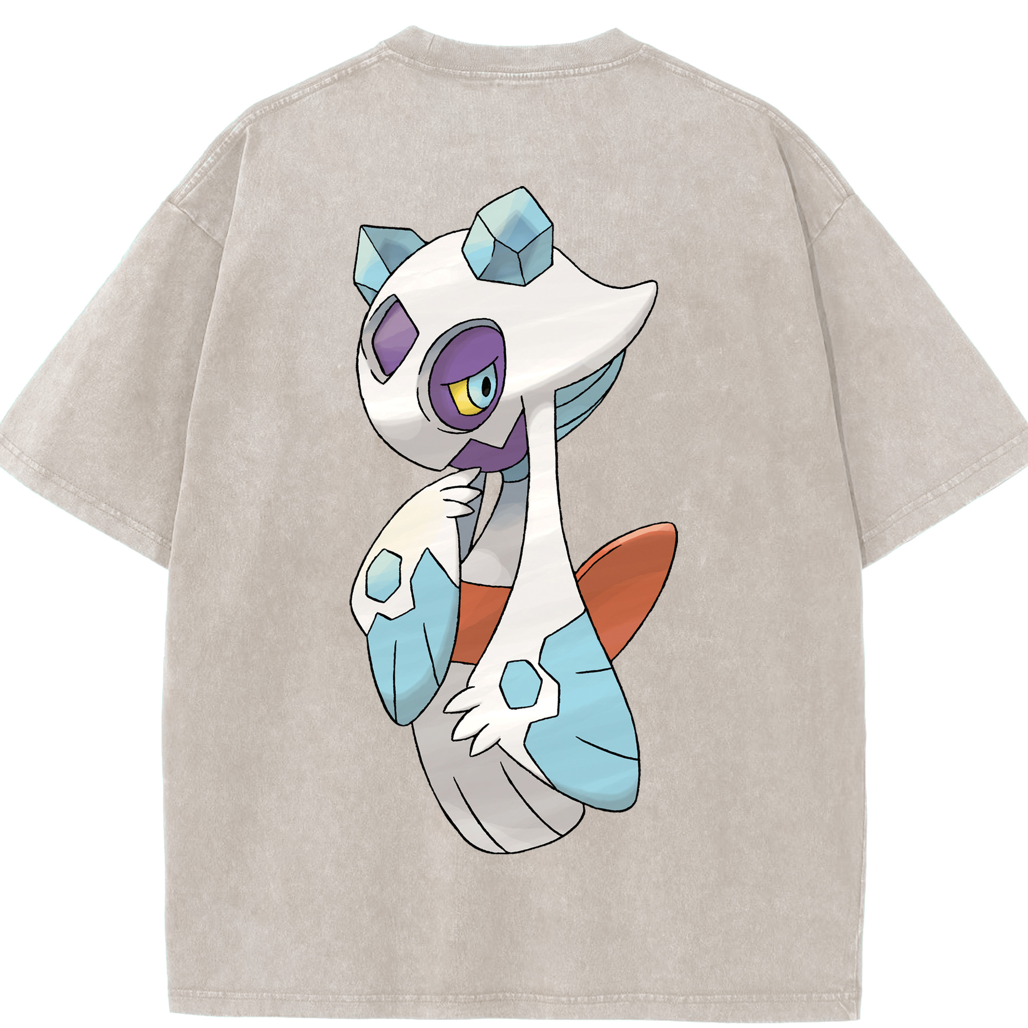 （画像用） ポケットモンスター Pokémon 綿100% ヴィンテージ風 半袖Tシャツ（背面プリント）