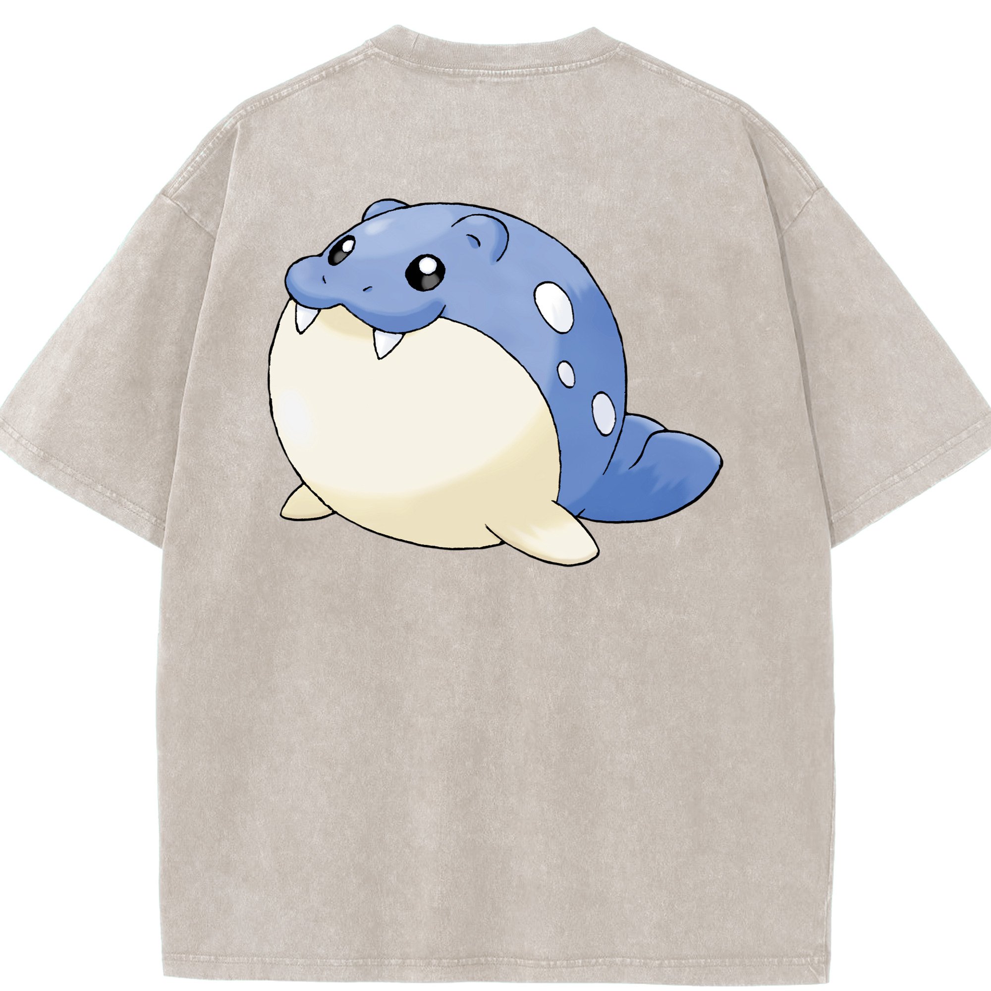 （画像用） ポケットモンスター Pokémon 綿100% ヴィンテージ風 半袖Tシャツ（背面プリント）