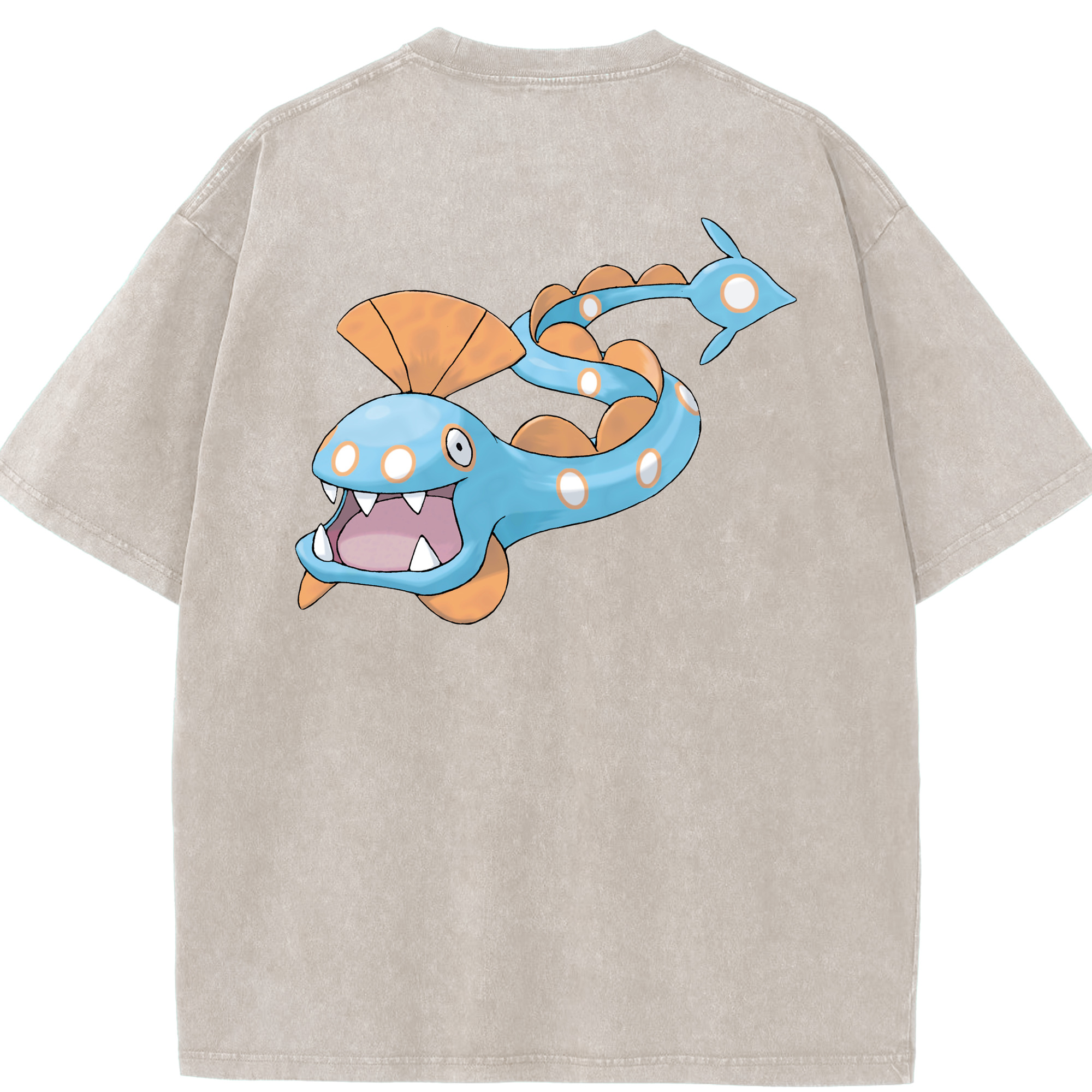 （画像用） ポケットモンスター Pokémon 綿100% ヴィンテージ風 半袖Tシャツ（背面プリント）