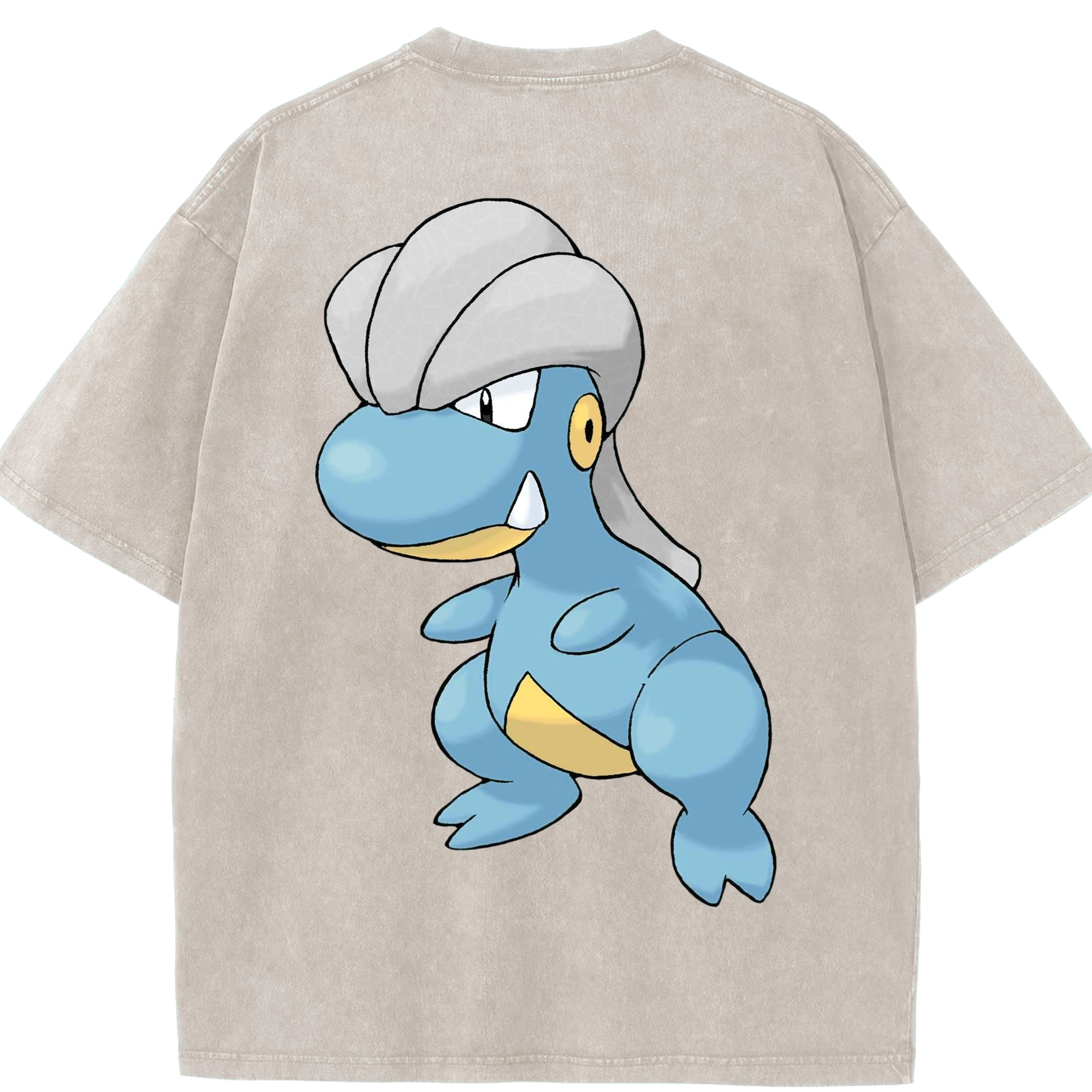 （画像用） ポケットモンスター Pokémon 綿100% ヴィンテージ風 半袖Tシャツ（背面プリント）