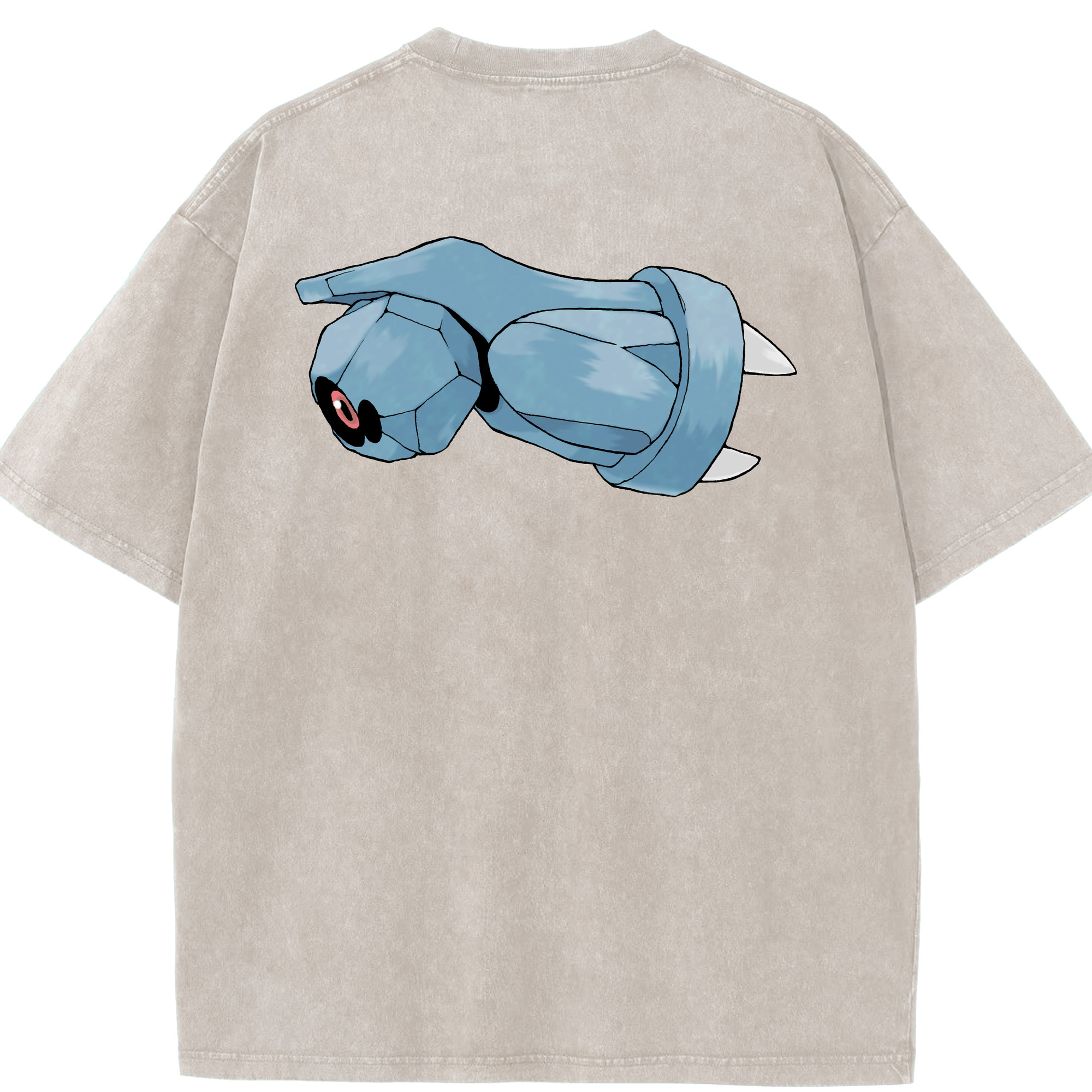 （画像用） ポケットモンスター Pokémon 綿100% ヴィンテージ風 半袖Tシャツ（背面プリント）