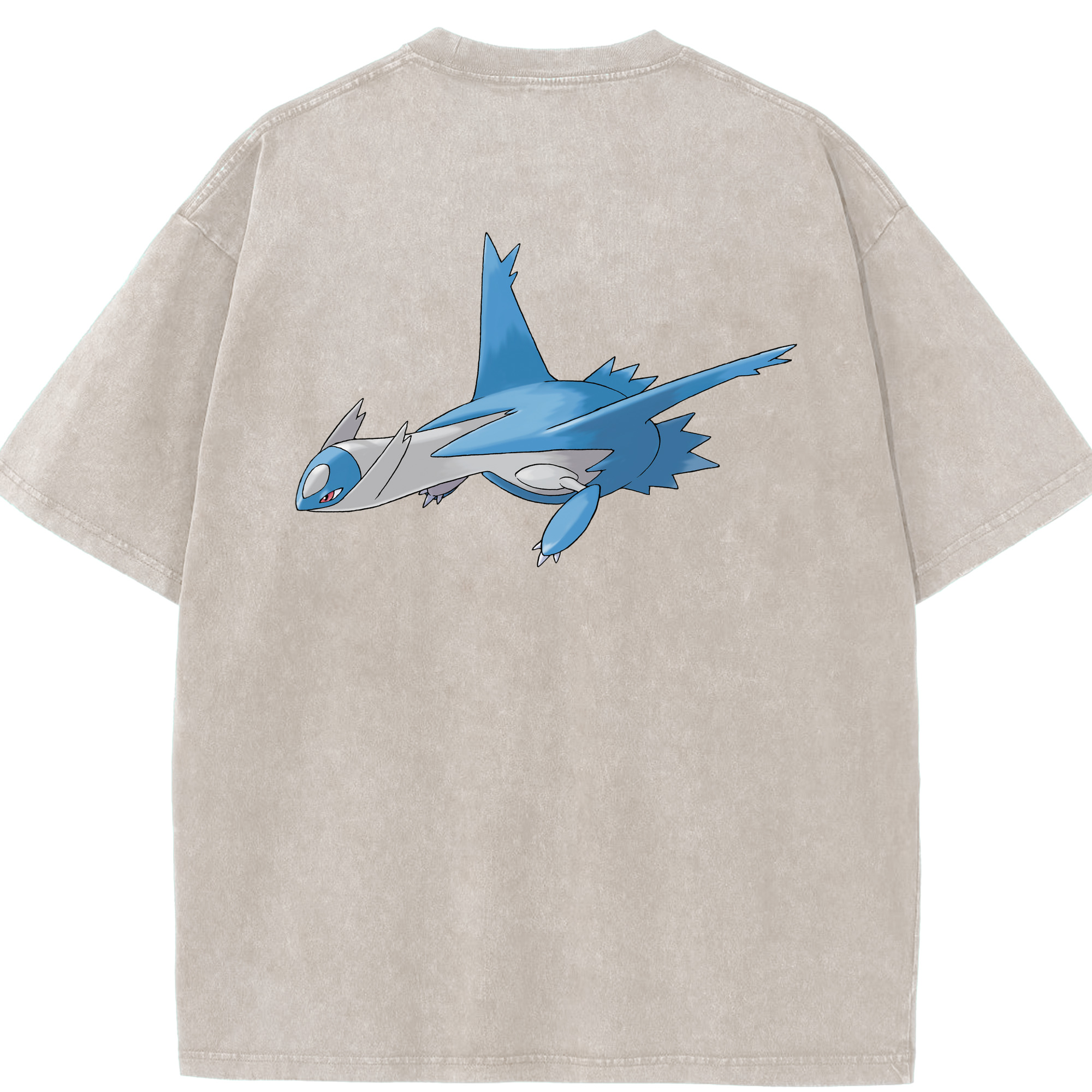 （画像用） ポケットモンスター Pokémon 綿100% ヴィンテージ風 半袖Tシャツ（背面プリント）
