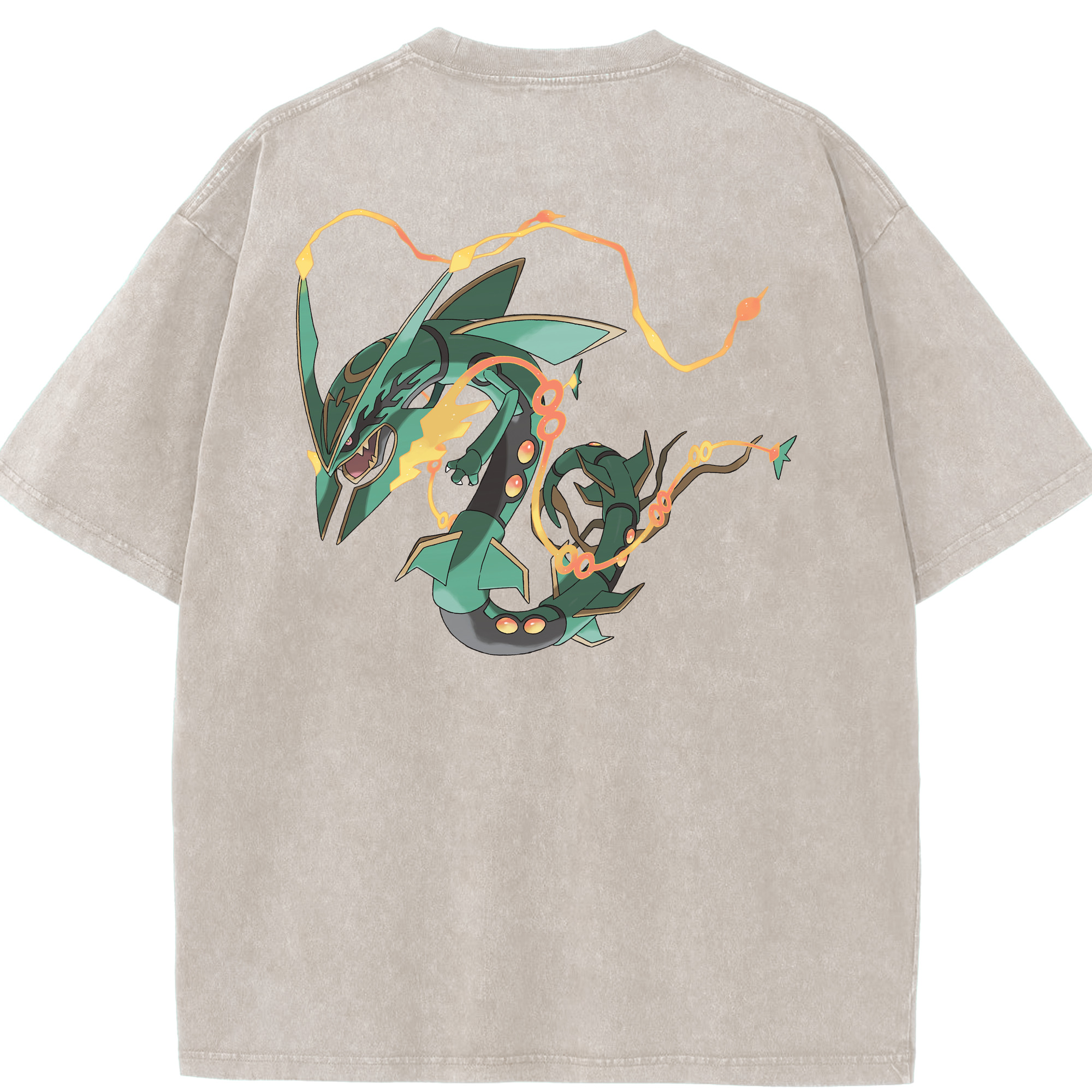 （画像用） ポケットモンスター Pokémon 綿100% ヴィンテージ風 半袖Tシャツ（背面プリント）