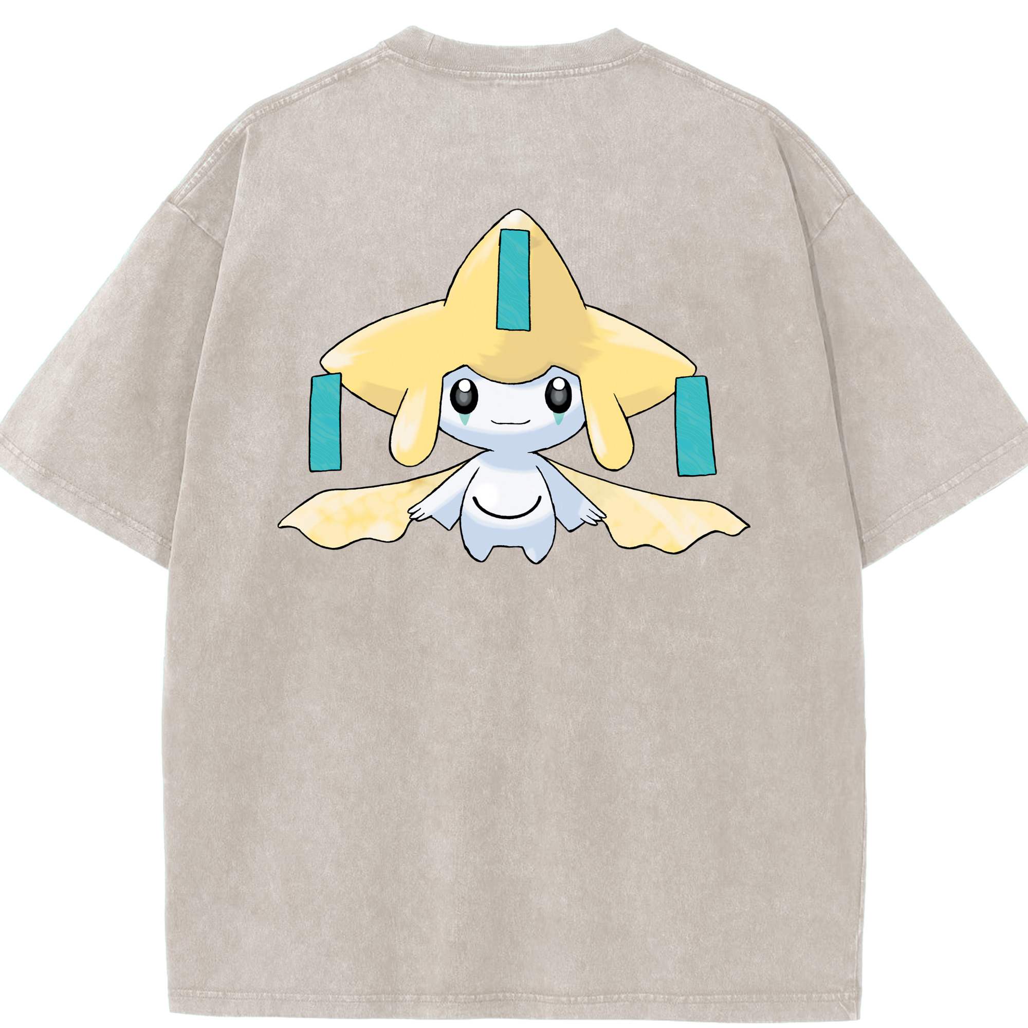 （画像用） ポケットモンスター Pokémon 綿100% ヴィンテージ風 半袖Tシャツ（背面プリント）