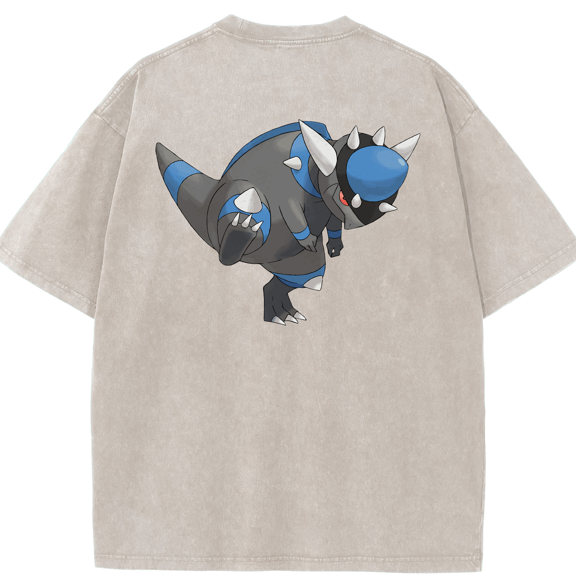 （画像用） ポケットモンスター Pokémon 綿100% ヴィンテージ風 半袖Tシャツ（背面プリント）