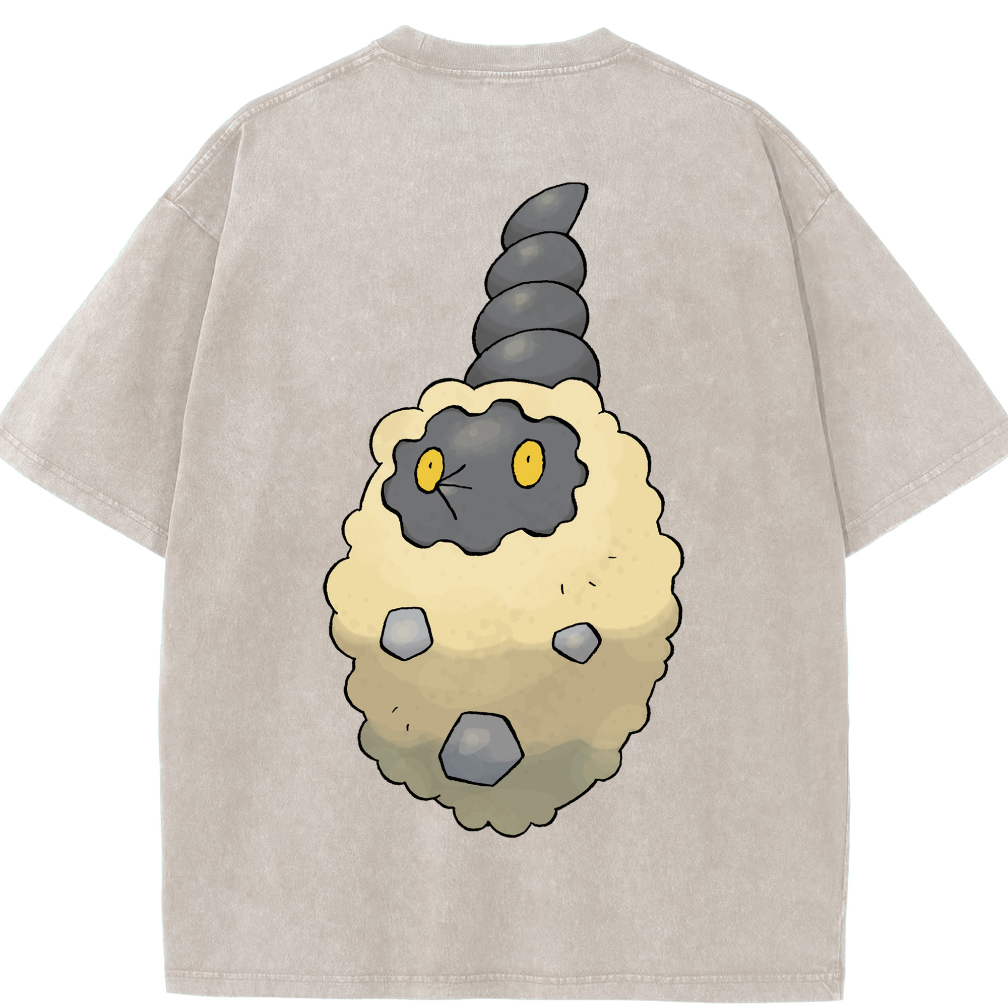 （画像用） ポケットモンスター Pokémon 綿100% ヴィンテージ風 半袖Tシャツ（背面プリント）