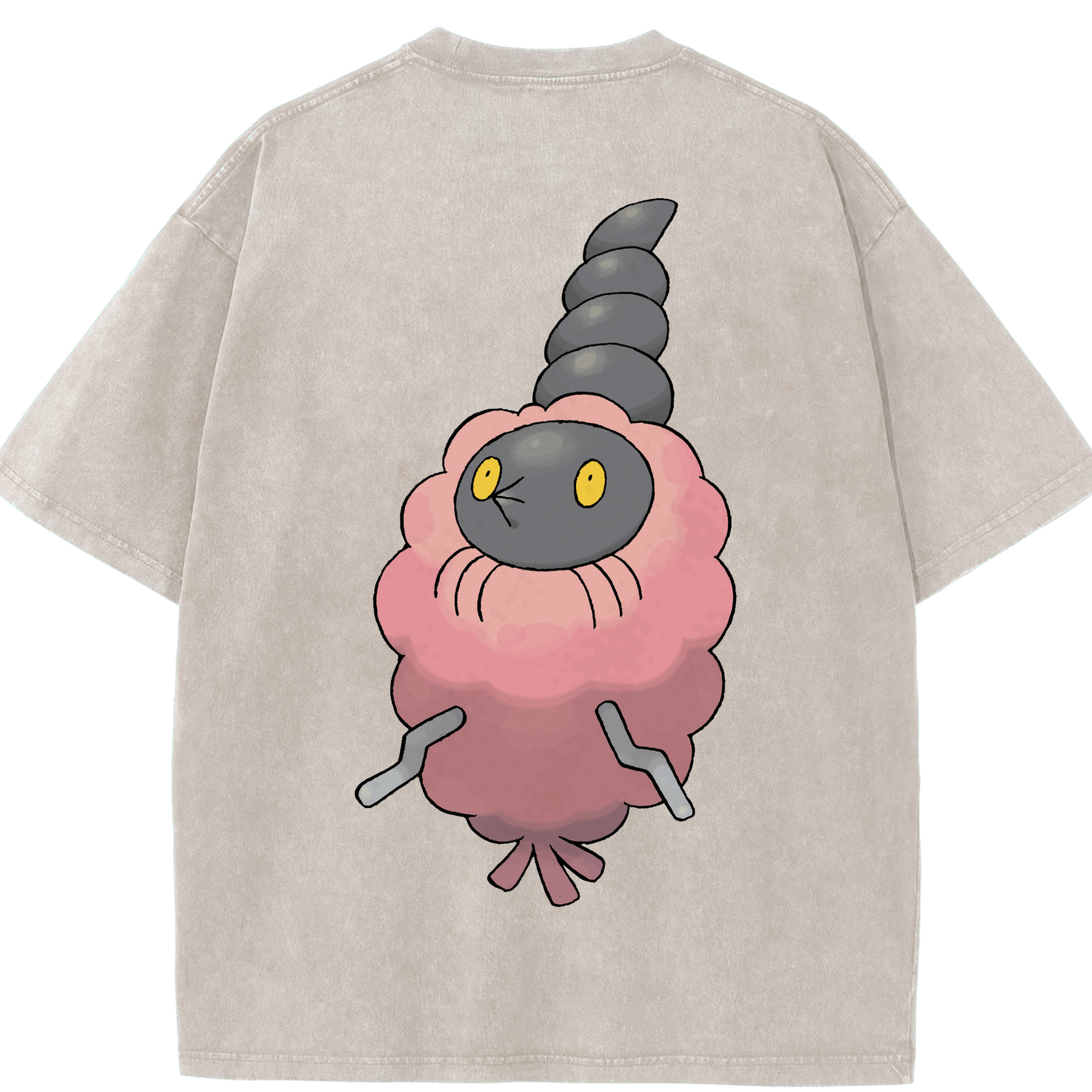 （画像用） ポケットモンスター Pokémon 綿100% ヴィンテージ風 半袖Tシャツ（背面プリント）