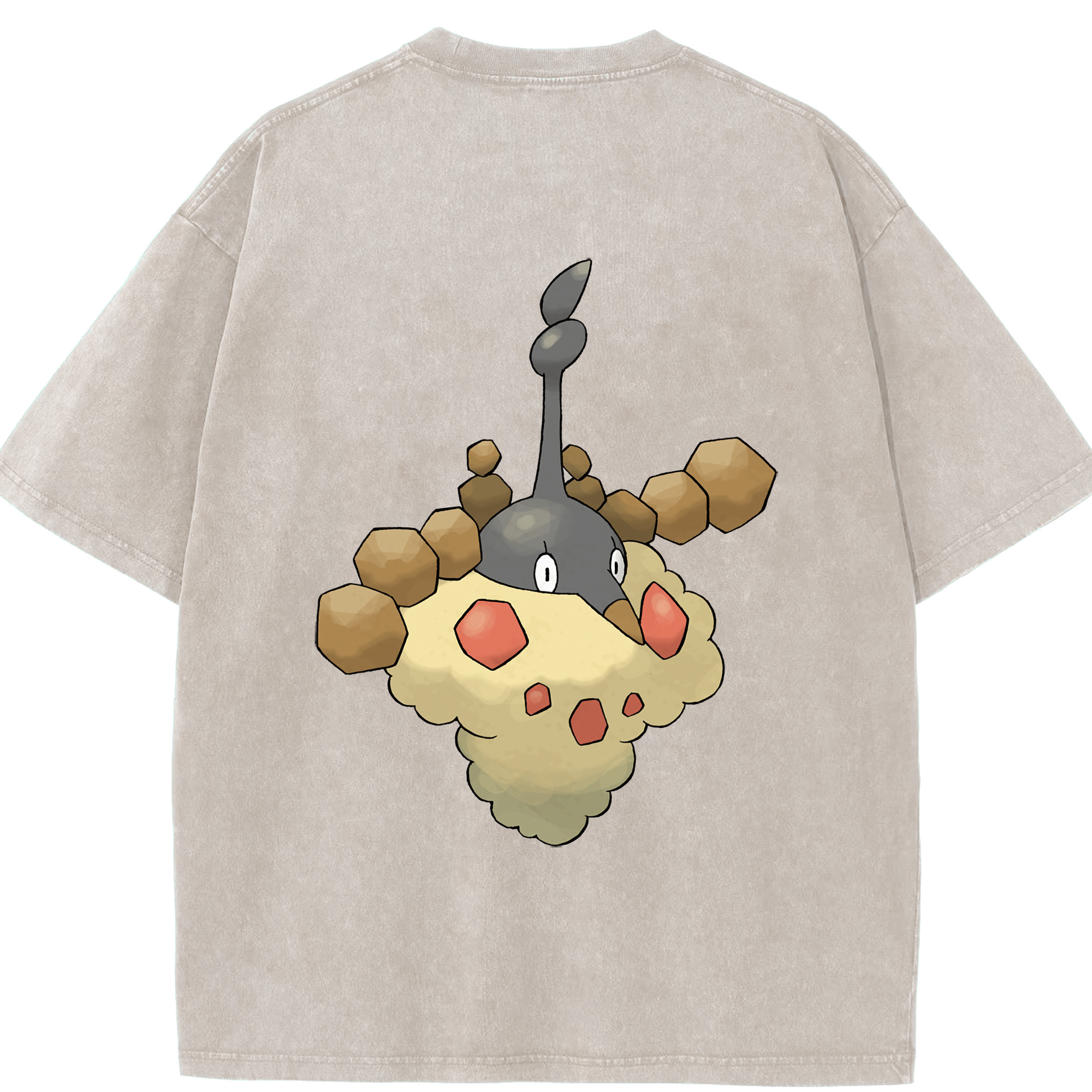 （画像用） ポケットモンスター Pokémon 綿100% ヴィンテージ風 半袖Tシャツ（背面プリント）