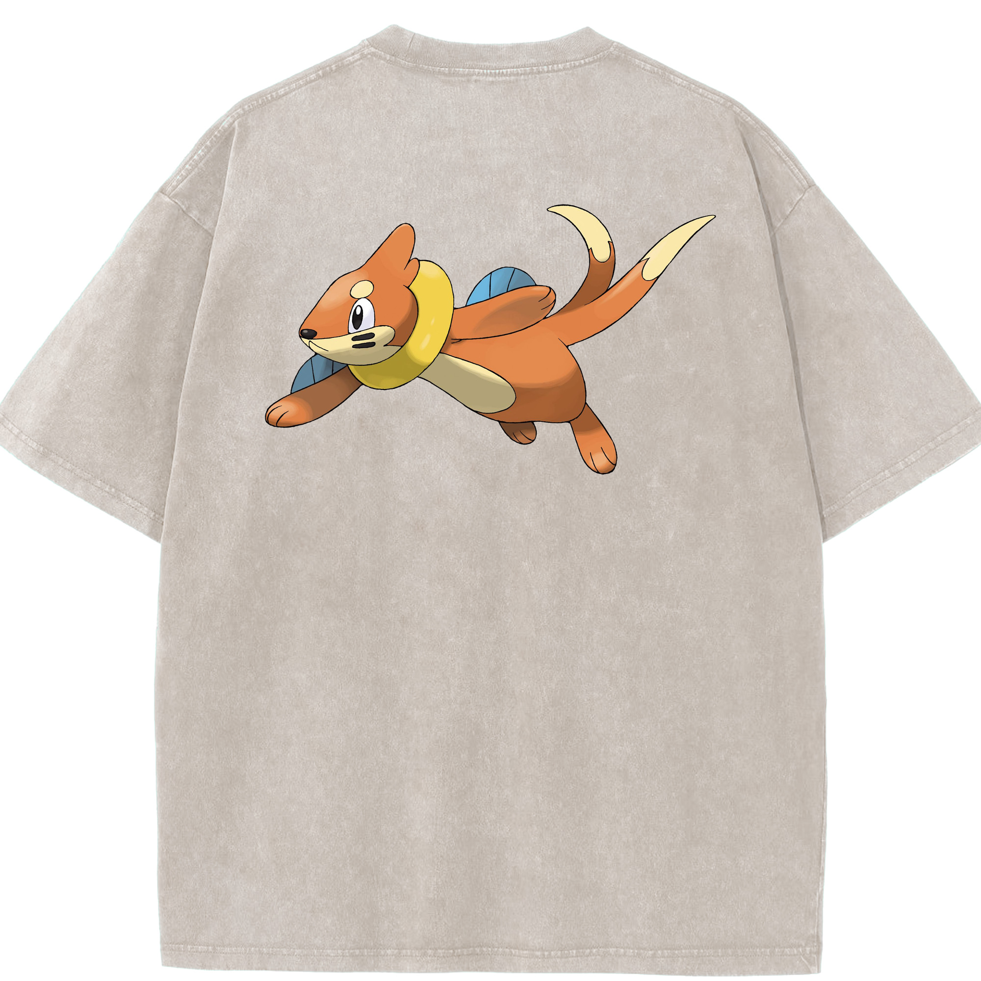 （画像用） ポケットモンスター Pokémon 綿100% ヴィンテージ風 半袖Tシャツ（背面プリント）