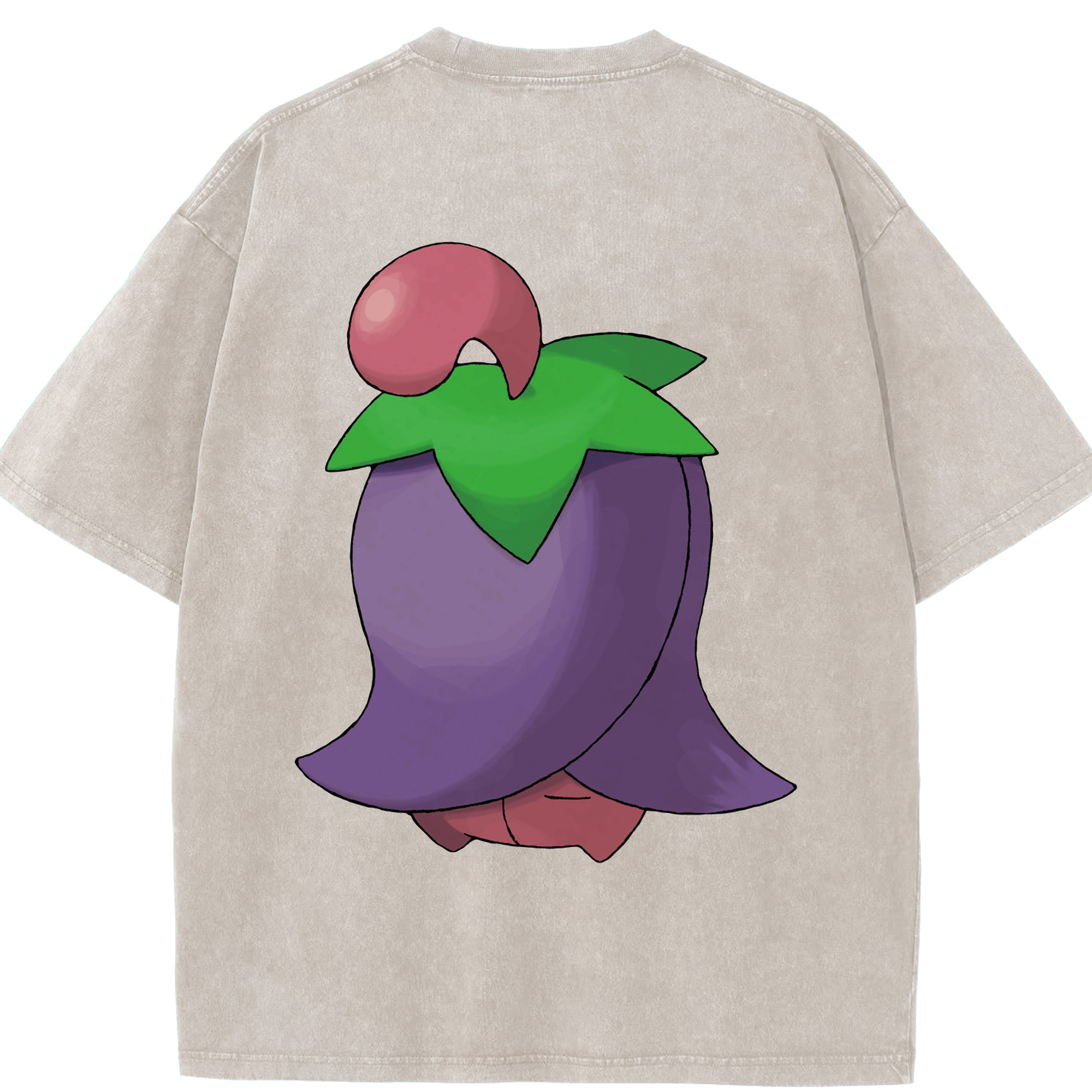（画像用） ポケットモンスター Pokémon 綿100% ヴィンテージ風 半袖Tシャツ（背面プリント）