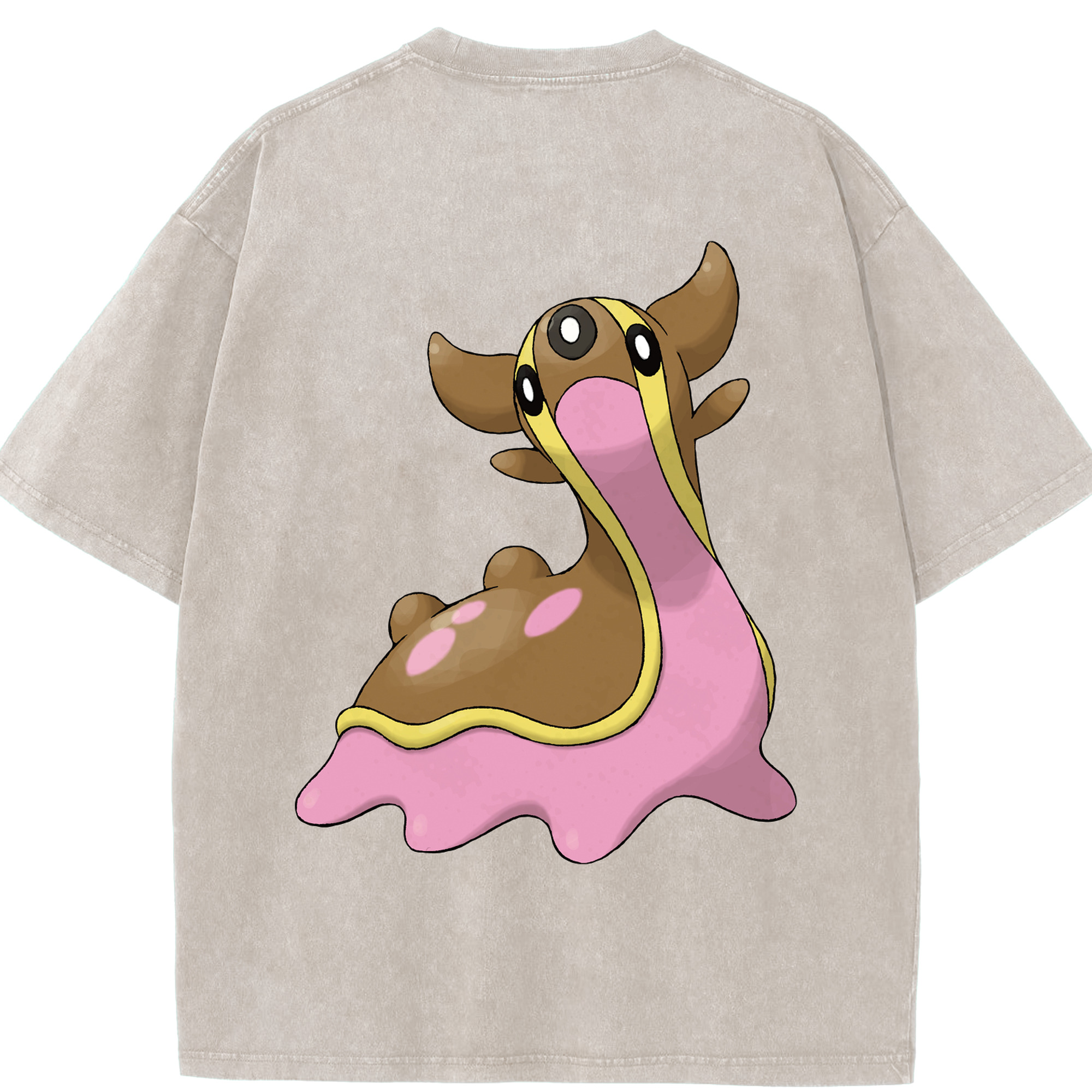 （画像用） ポケットモンスター Pokémon 綿100% ヴィンテージ風 半袖Tシャツ（背面プリント）