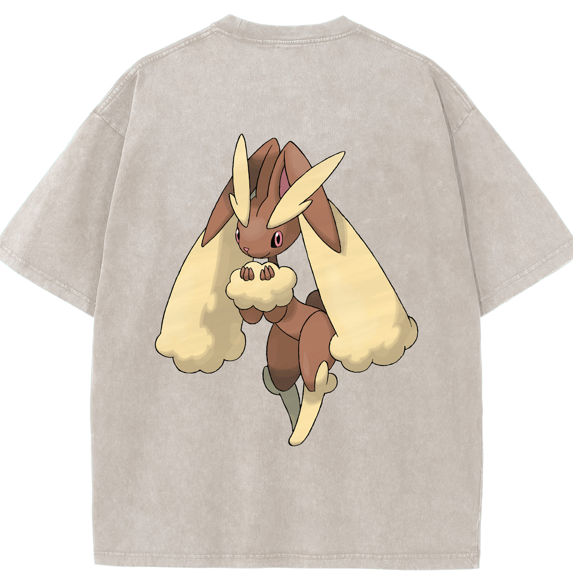 （画像用） ポケットモンスター Pokémon 綿100% ヴィンテージ風 半袖Tシャツ（背面プリント）