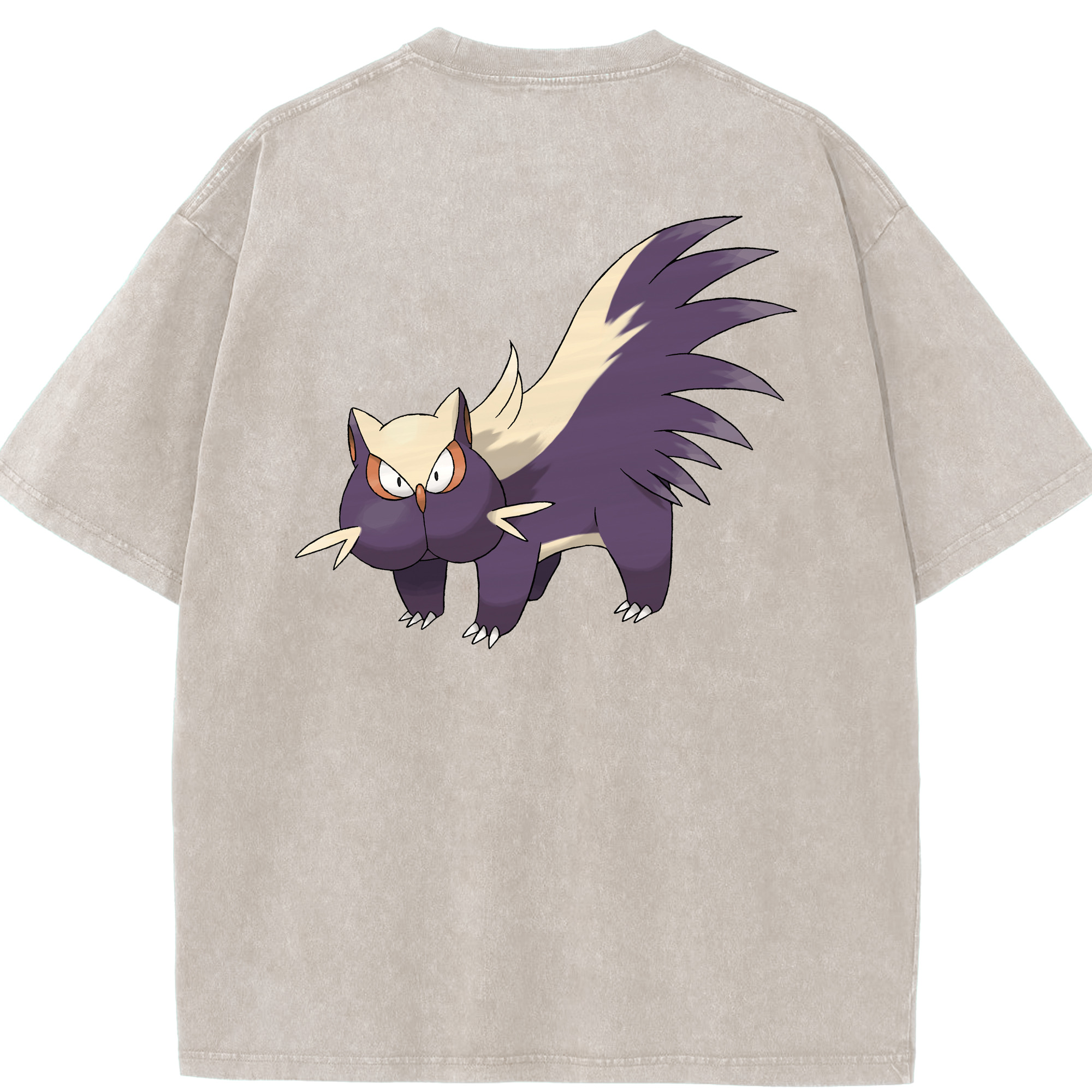 （画像用） ポケットモンスター Pokémon 綿100% ヴィンテージ風 半袖Tシャツ（背面プリント）