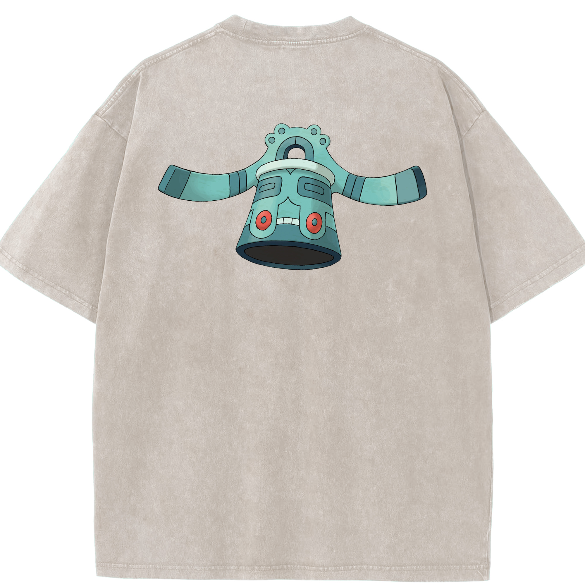 （画像用） ポケットモンスター Pokémon 綿100% ヴィンテージ風 半袖Tシャツ（背面プリント）