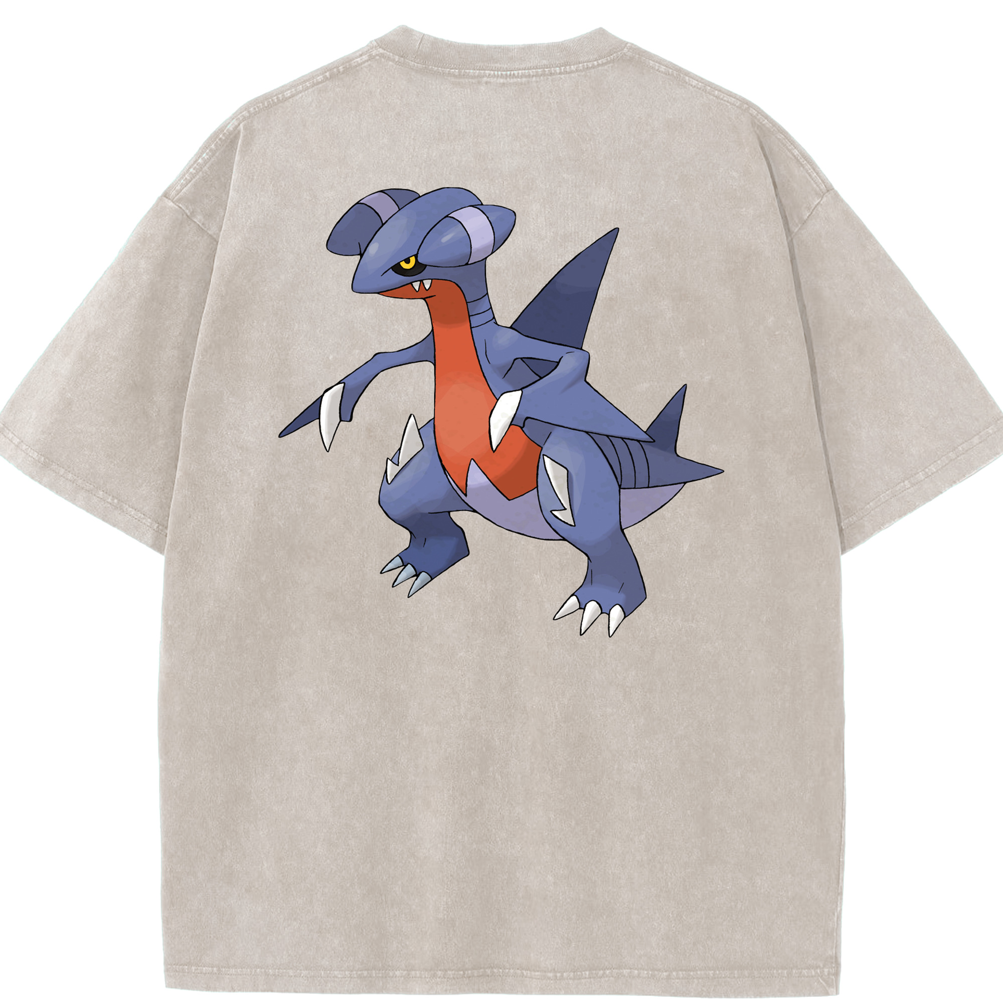 （画像用） ポケットモンスター Pokémon 綿100% ヴィンテージ風 半袖Tシャツ（背面プリント）