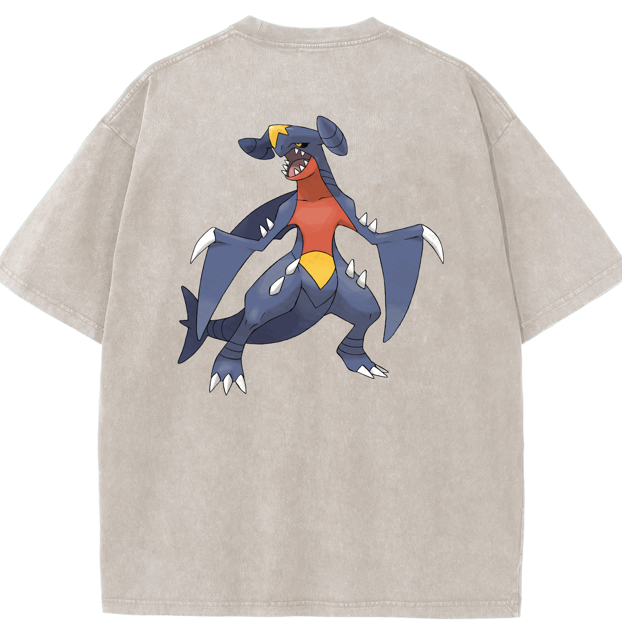 （画像用） ポケットモンスター Pokémon 綿100% ヴィンテージ風 半袖Tシャツ（背面プリント）