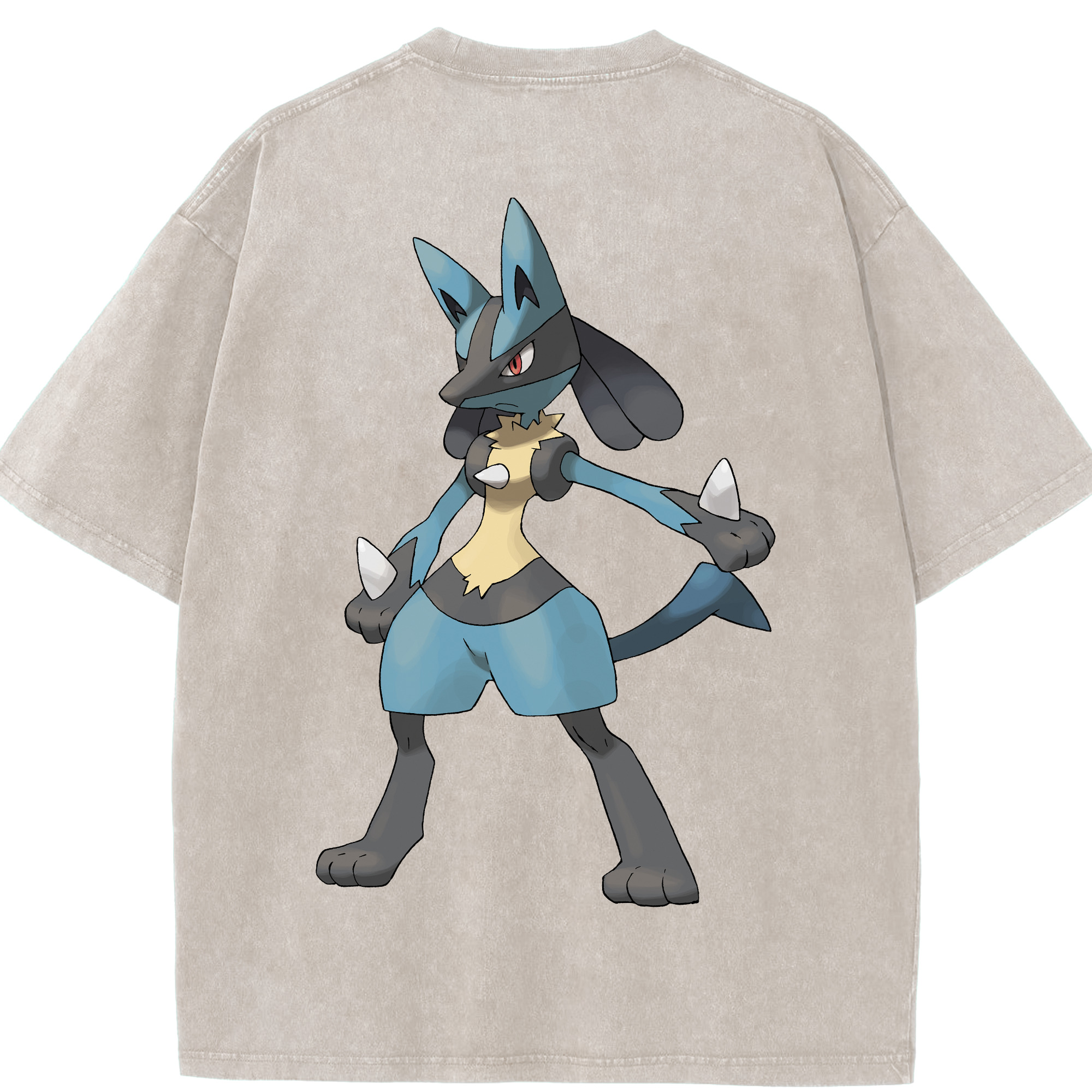 （画像用） ポケットモンスター Pokémon 綿100% ヴィンテージ風 半袖Tシャツ（背面プリント）