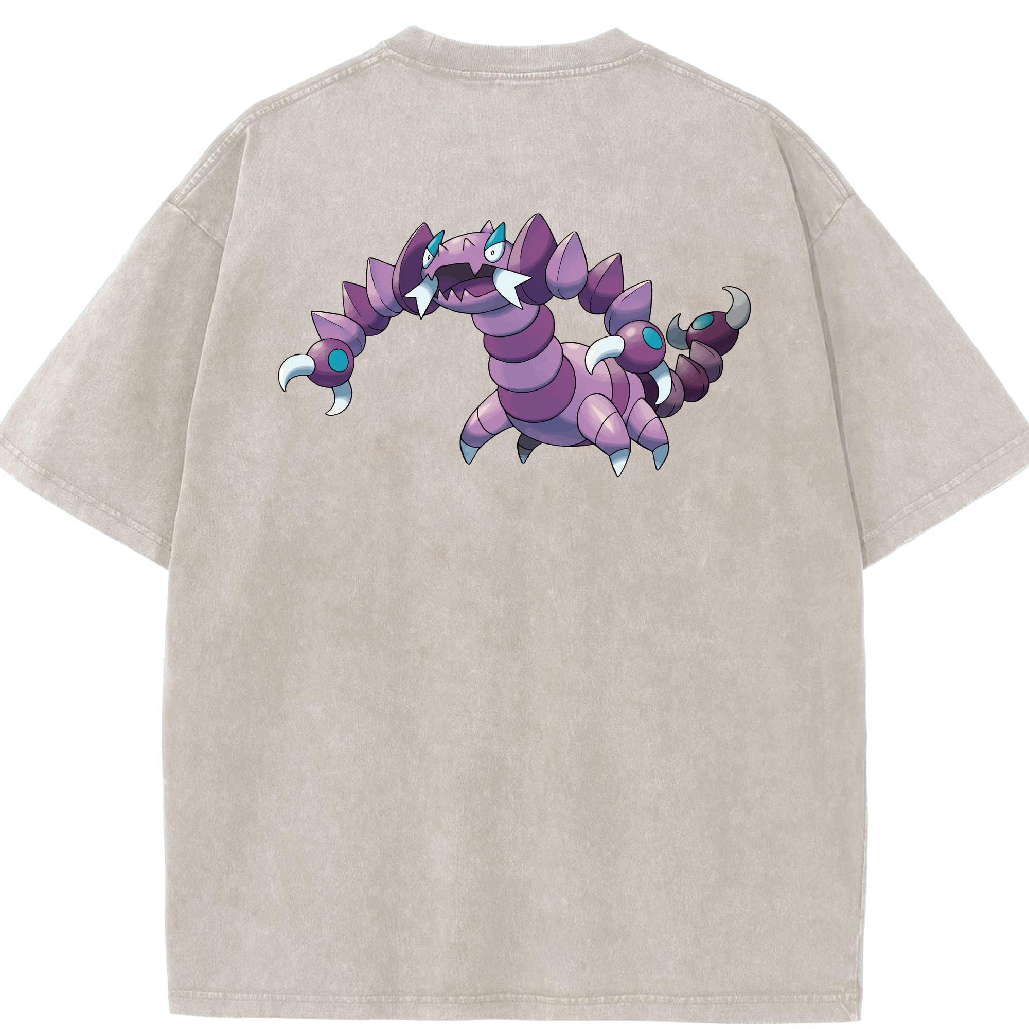 （画像用） ポケットモンスター Pokémon 綿100% ヴィンテージ風 半袖Tシャツ（背面プリント）