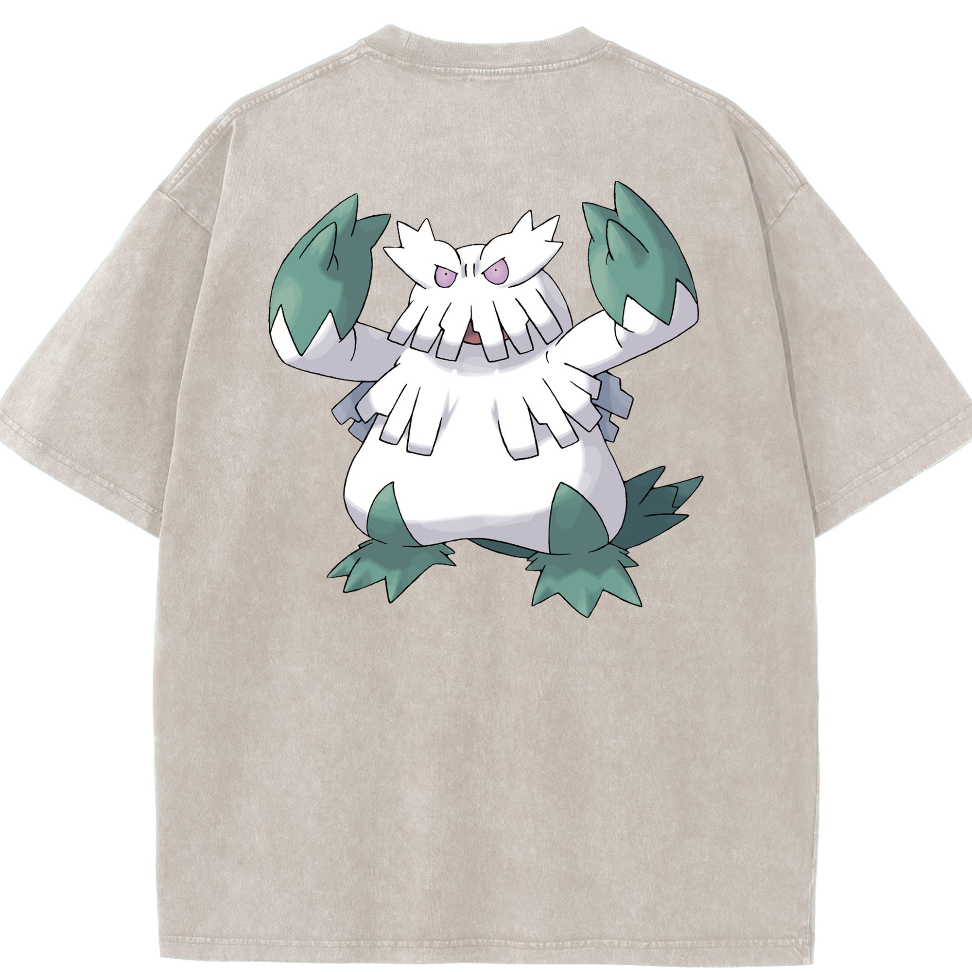 （画像用） ポケットモンスター Pokémon 綿100% ヴィンテージ風 半袖Tシャツ（背面プリント）