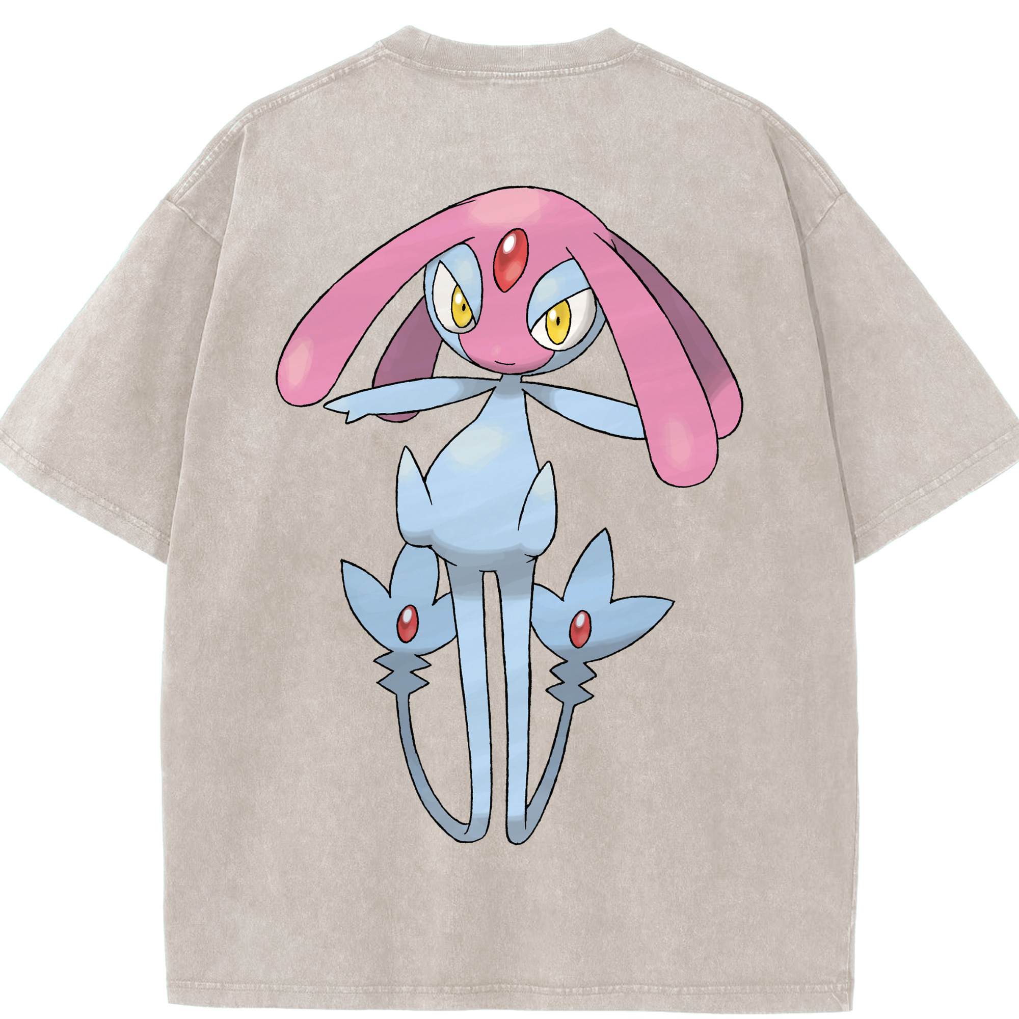 （画像用） ポケットモンスター Pokémon 綿100% ヴィンテージ風 半袖Tシャツ（背面プリント）