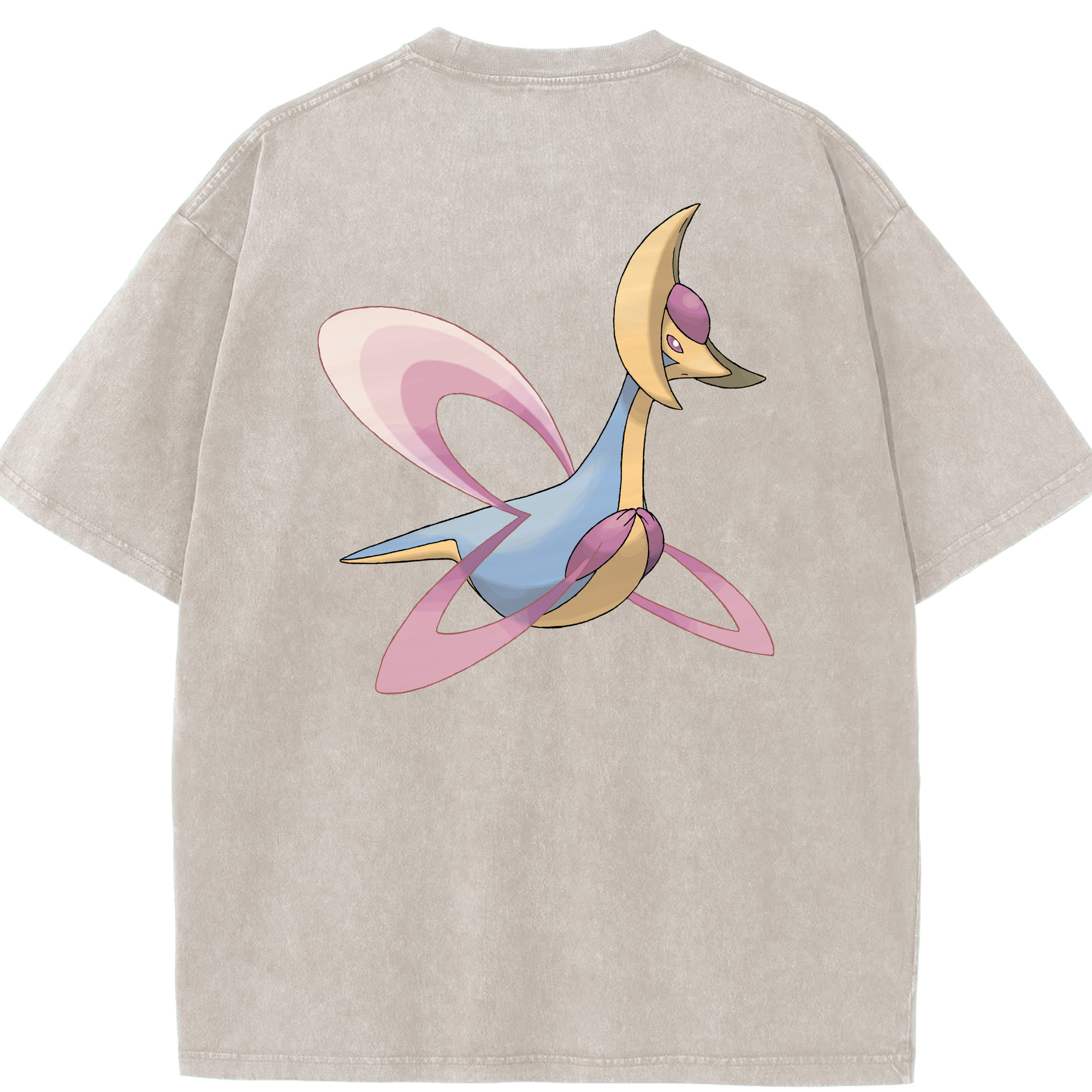 （画像用） ポケットモンスター Pokémon 綿100% ヴィンテージ風 半袖Tシャツ（背面プリント）