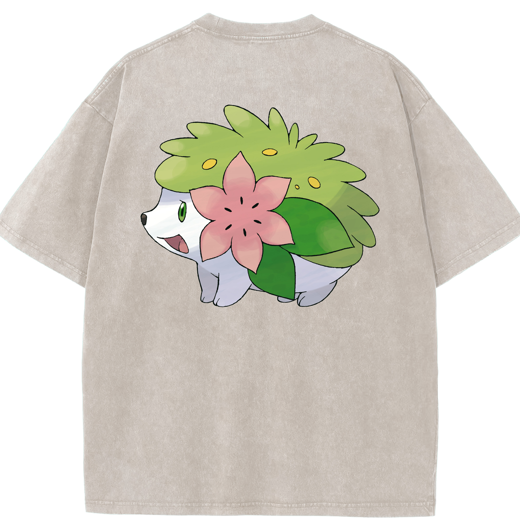 （画像用） ポケットモンスター Pokémon 綿100% ヴィンテージ風 半袖Tシャツ（背面プリント）