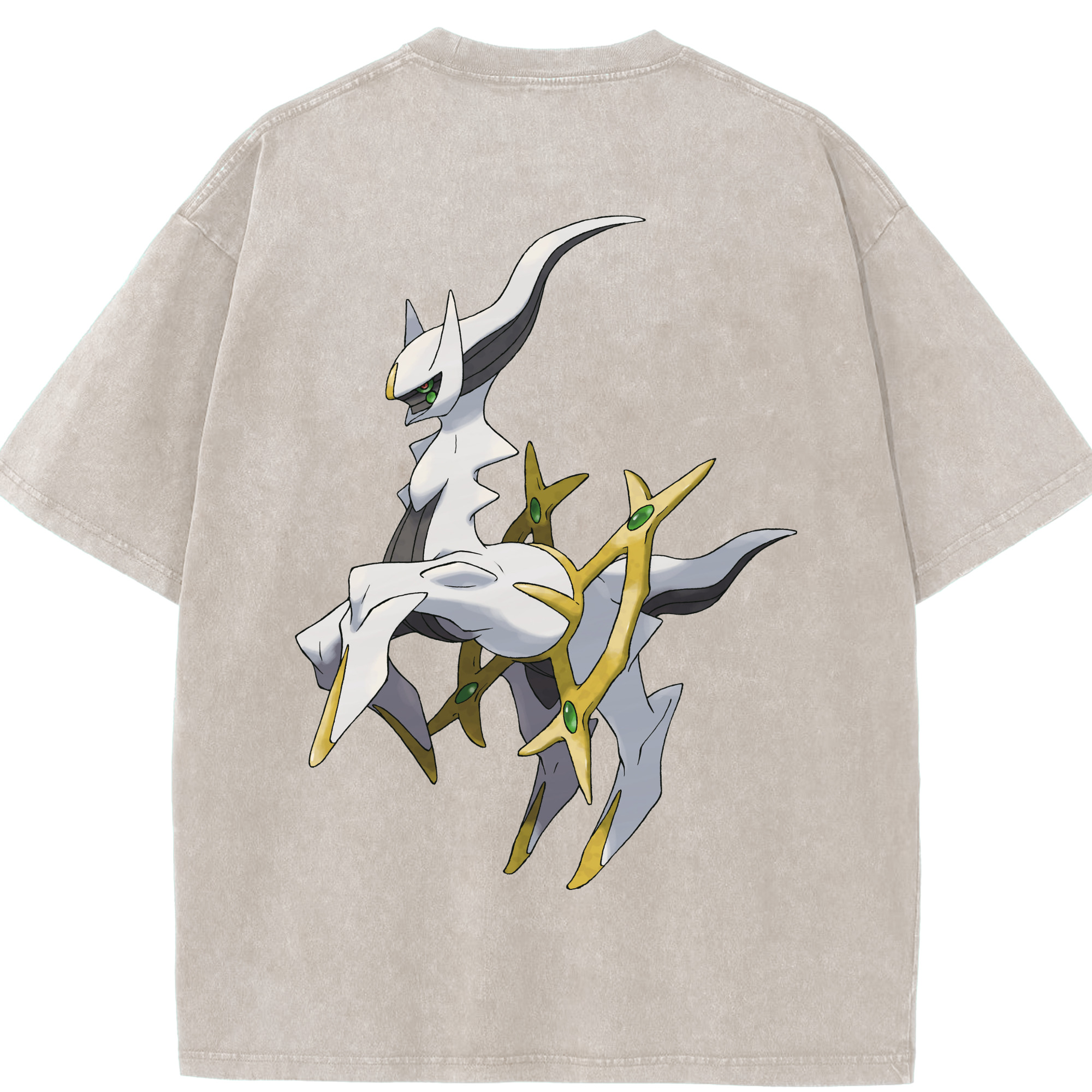 （画像用） ポケットモンスター Pokémon 綿100% ヴィンテージ風 半袖Tシャツ（背面プリント）
