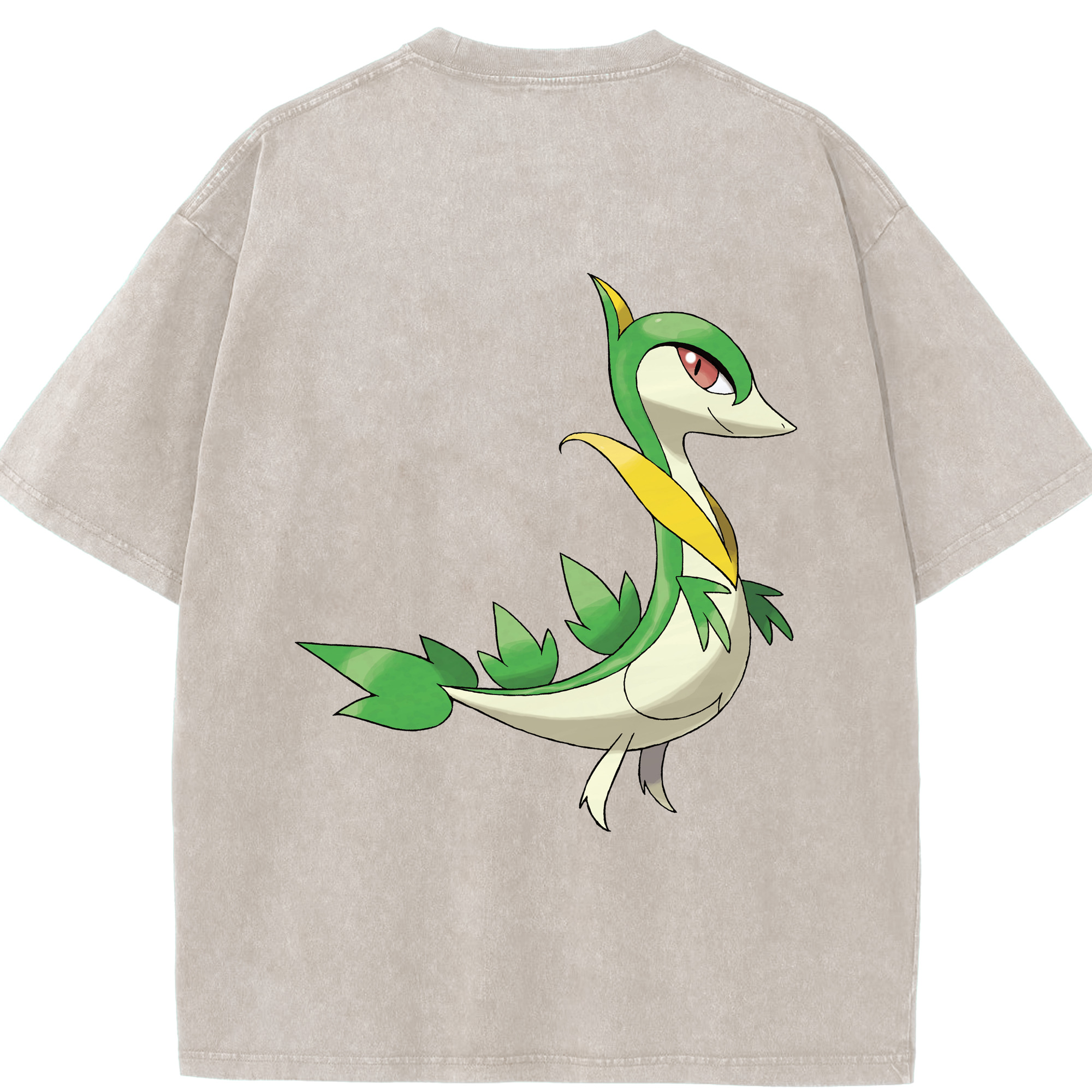 （画像用） ポケットモンスター Pokémon 綿100% ヴィンテージ風 半袖Tシャツ（背面プリント）