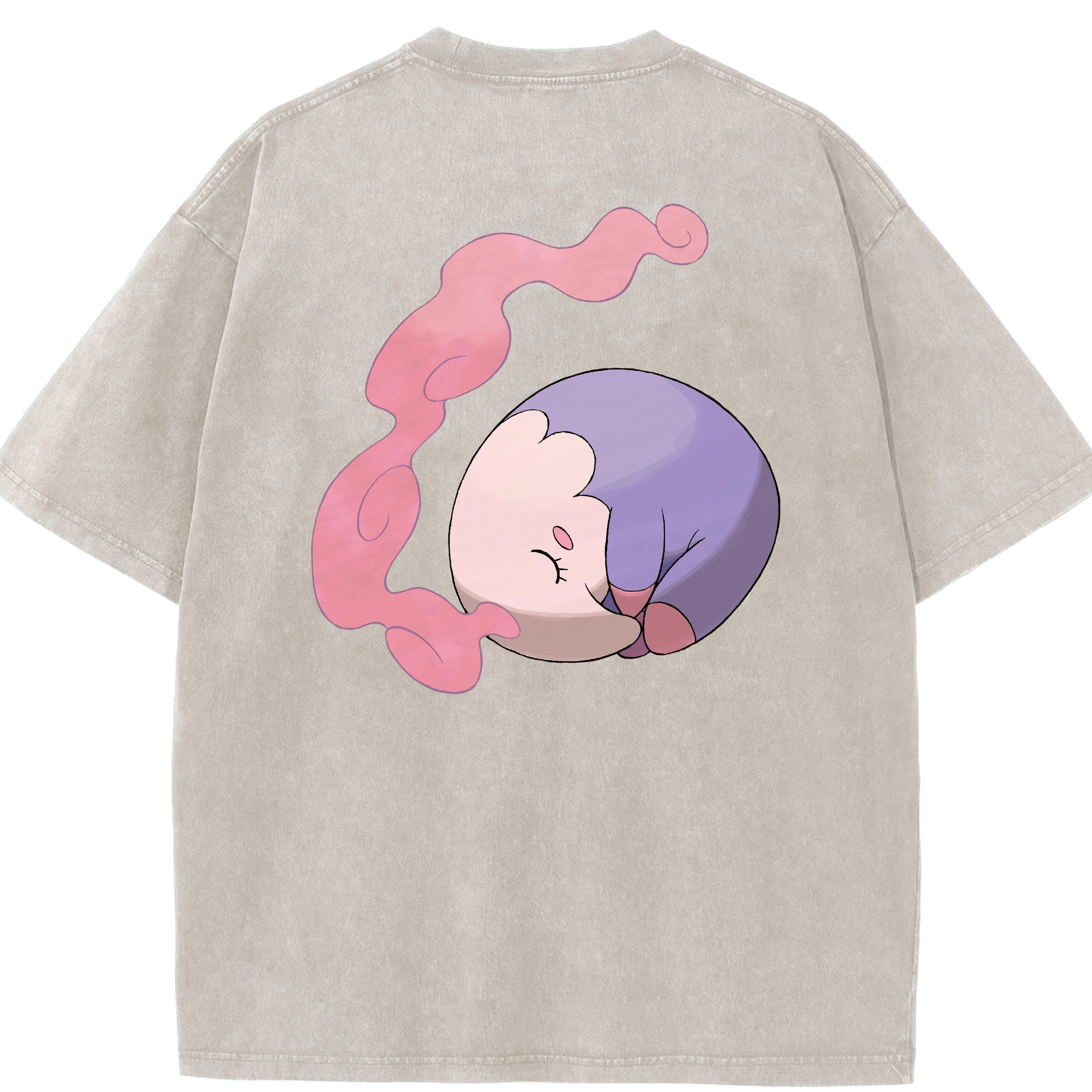 （画像用） ポケットモンスター Pokémon 綿100% ヴィンテージ風 半袖Tシャツ（背面プリント）