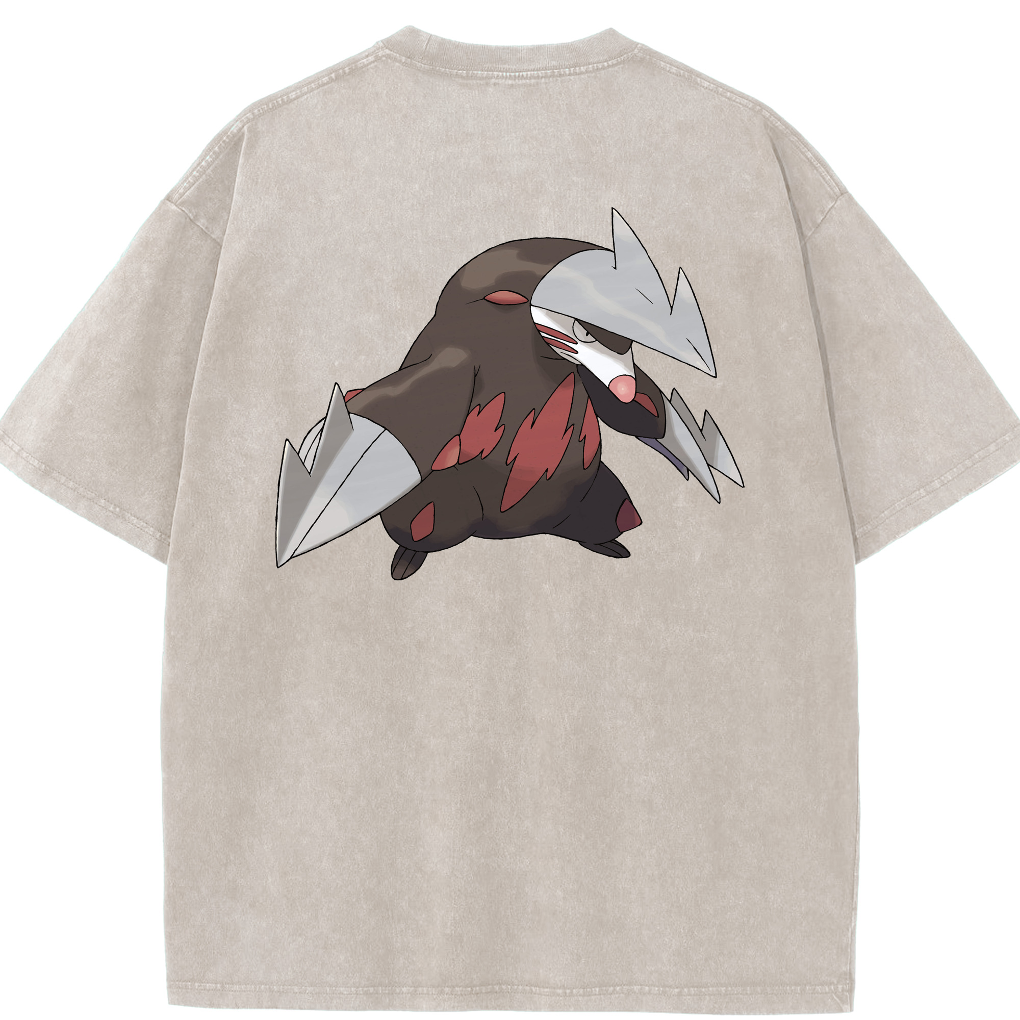 （画像用） ポケットモンスター Pokémon 綿100% ヴィンテージ風 半袖Tシャツ（背面プリント）