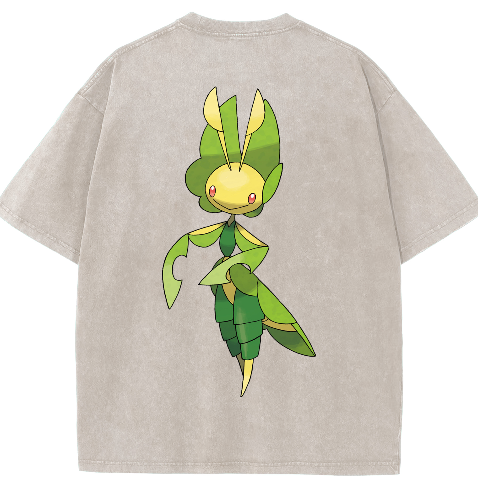 （画像用） ポケットモンスター Pokémon 綿100% ヴィンテージ風 半袖Tシャツ（背面プリント）