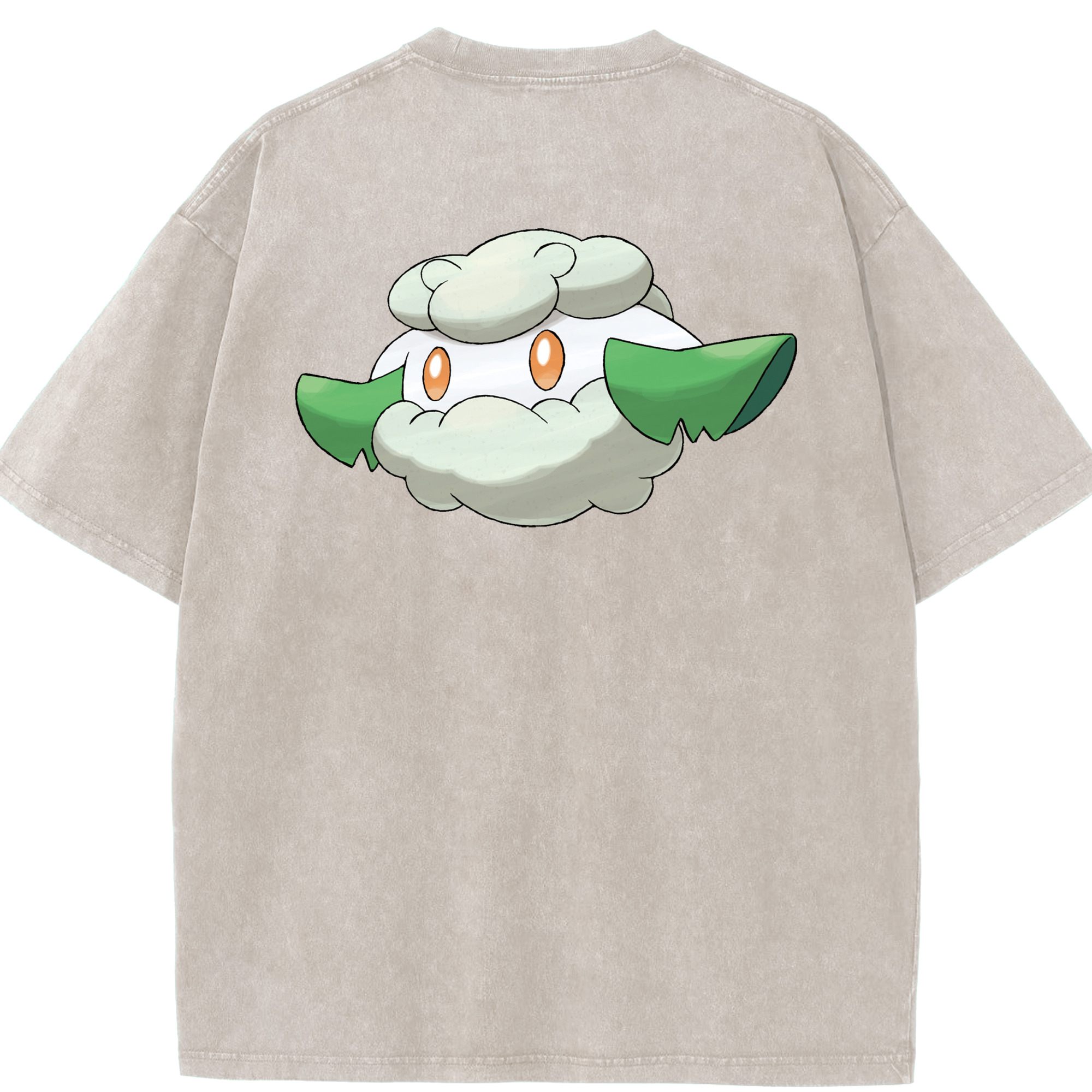 （画像用） ポケットモンスター Pokémon 綿100% ヴィンテージ風 半袖Tシャツ（背面プリント）