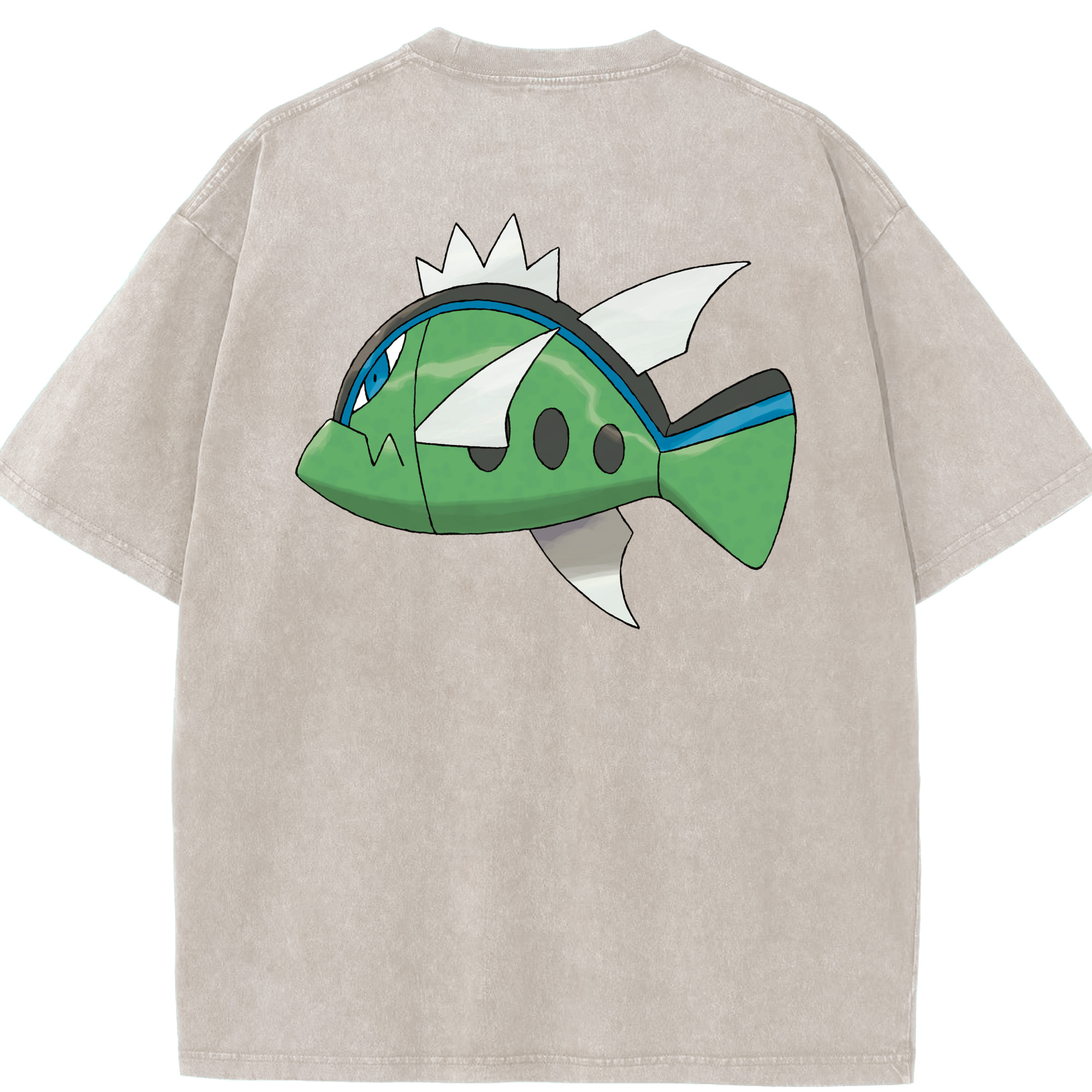 （画像用） ポケットモンスター Pokémon 綿100% ヴィンテージ風 半袖Tシャツ（背面プリント）