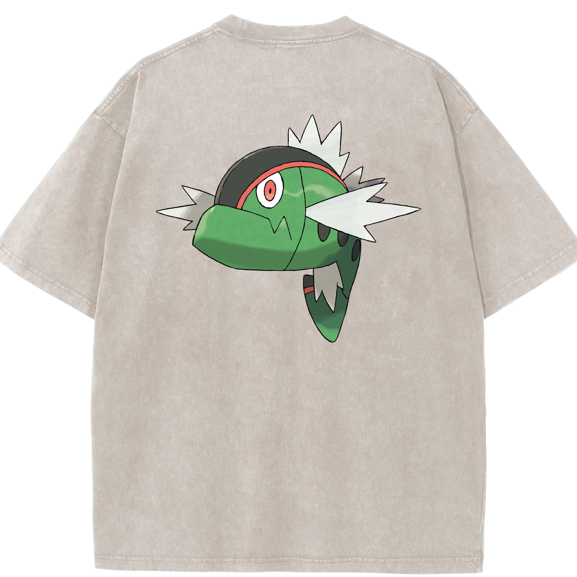 （画像用） ポケットモンスター Pokémon 綿100% ヴィンテージ風 半袖Tシャツ（背面プリント）