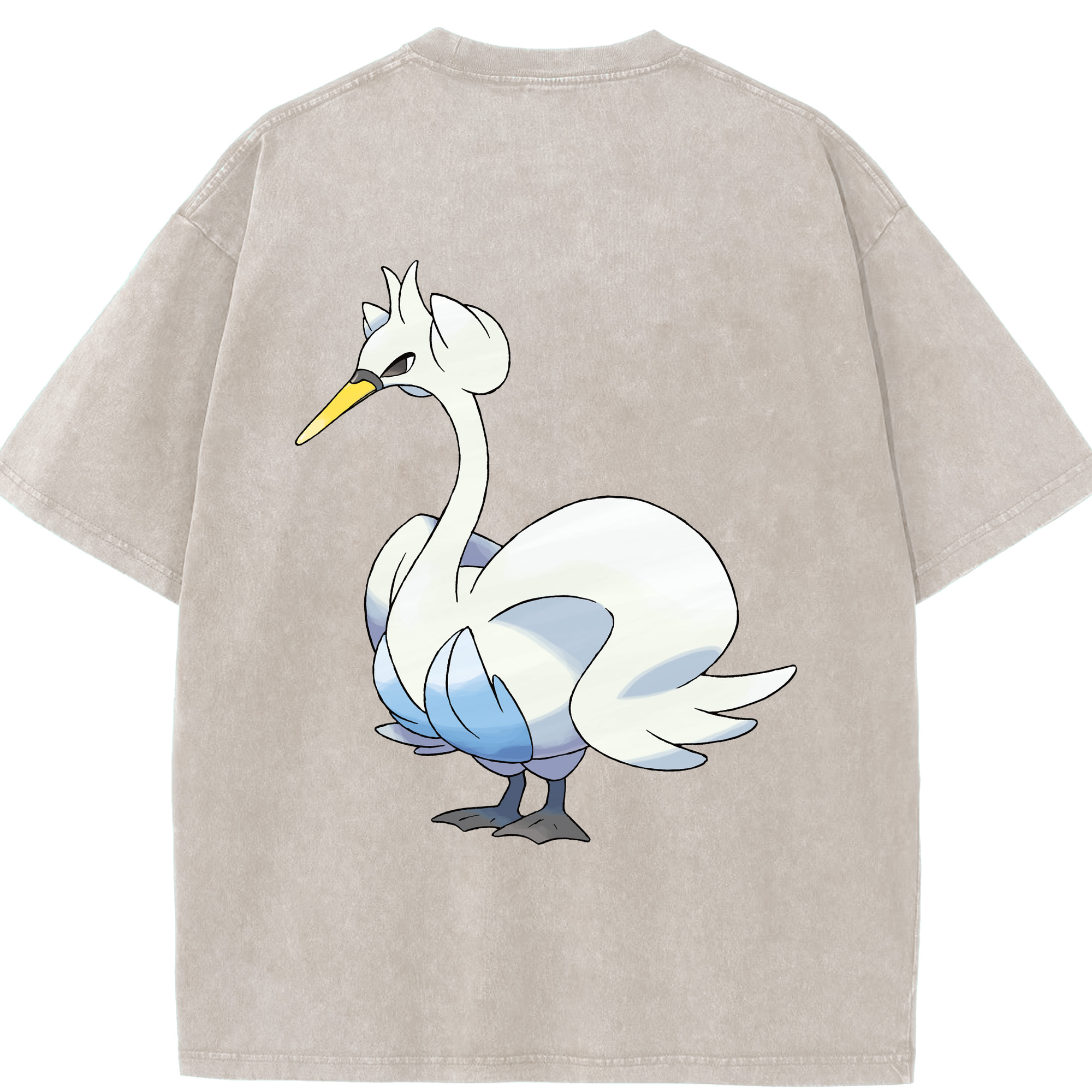 （画像用） ポケットモンスター Pokémon 綿100% ヴィンテージ風 半袖Tシャツ（背面プリント）