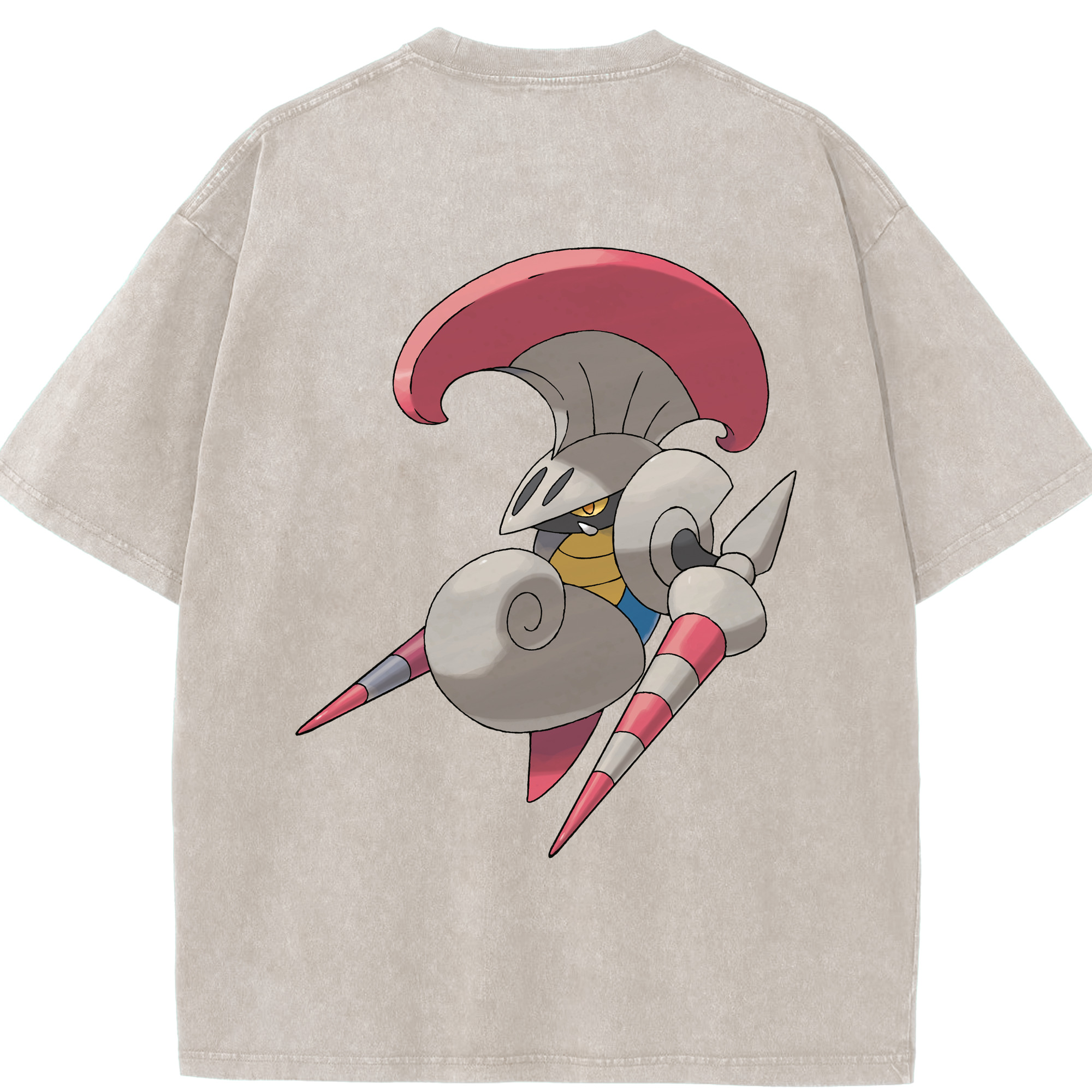 （画像用） ポケットモンスター Pokémon 綿100% ヴィンテージ風 半袖Tシャツ（背面プリント）