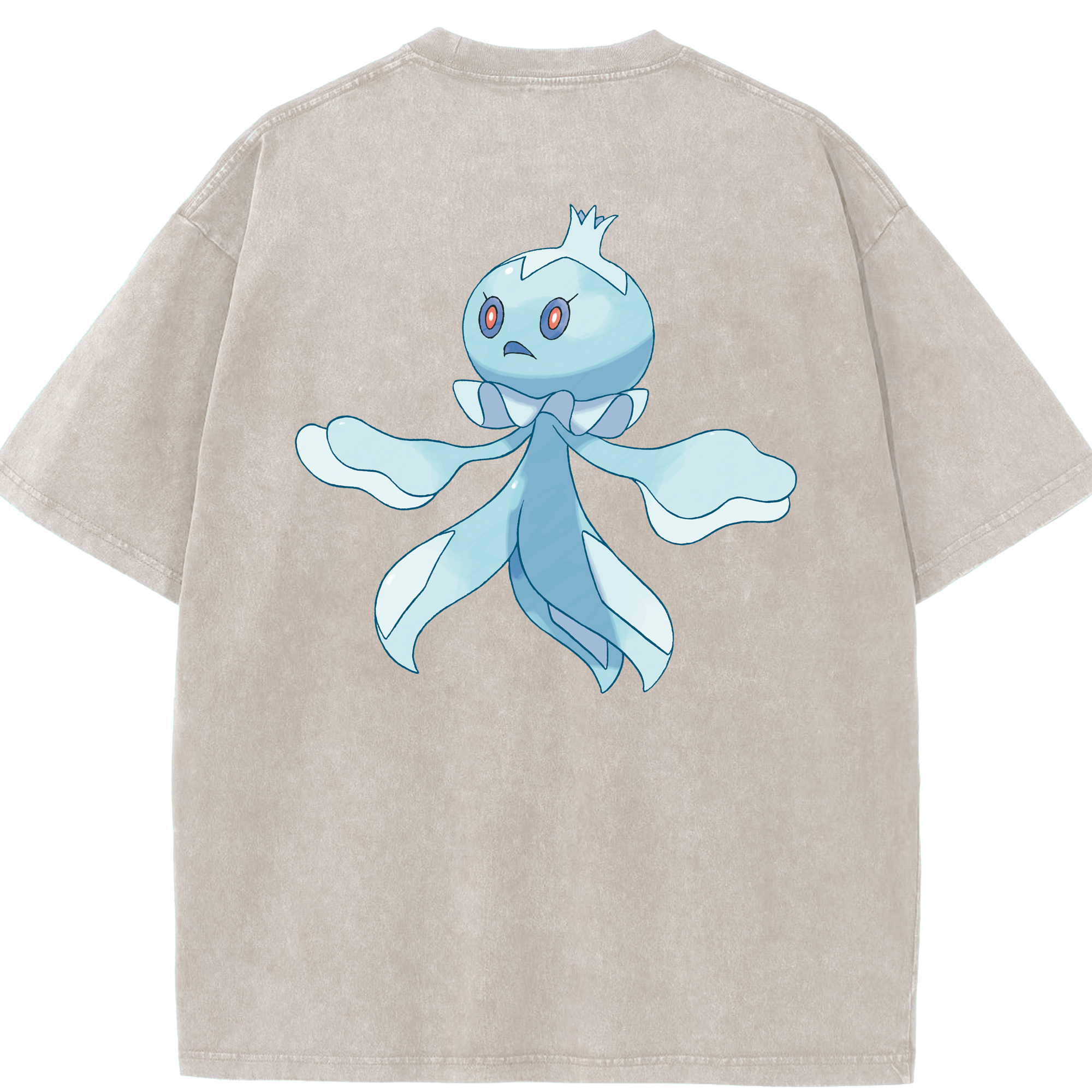（画像用） ポケットモンスター Pokémon 綿100% ヴィンテージ風 半袖Tシャツ（背面プリント）
