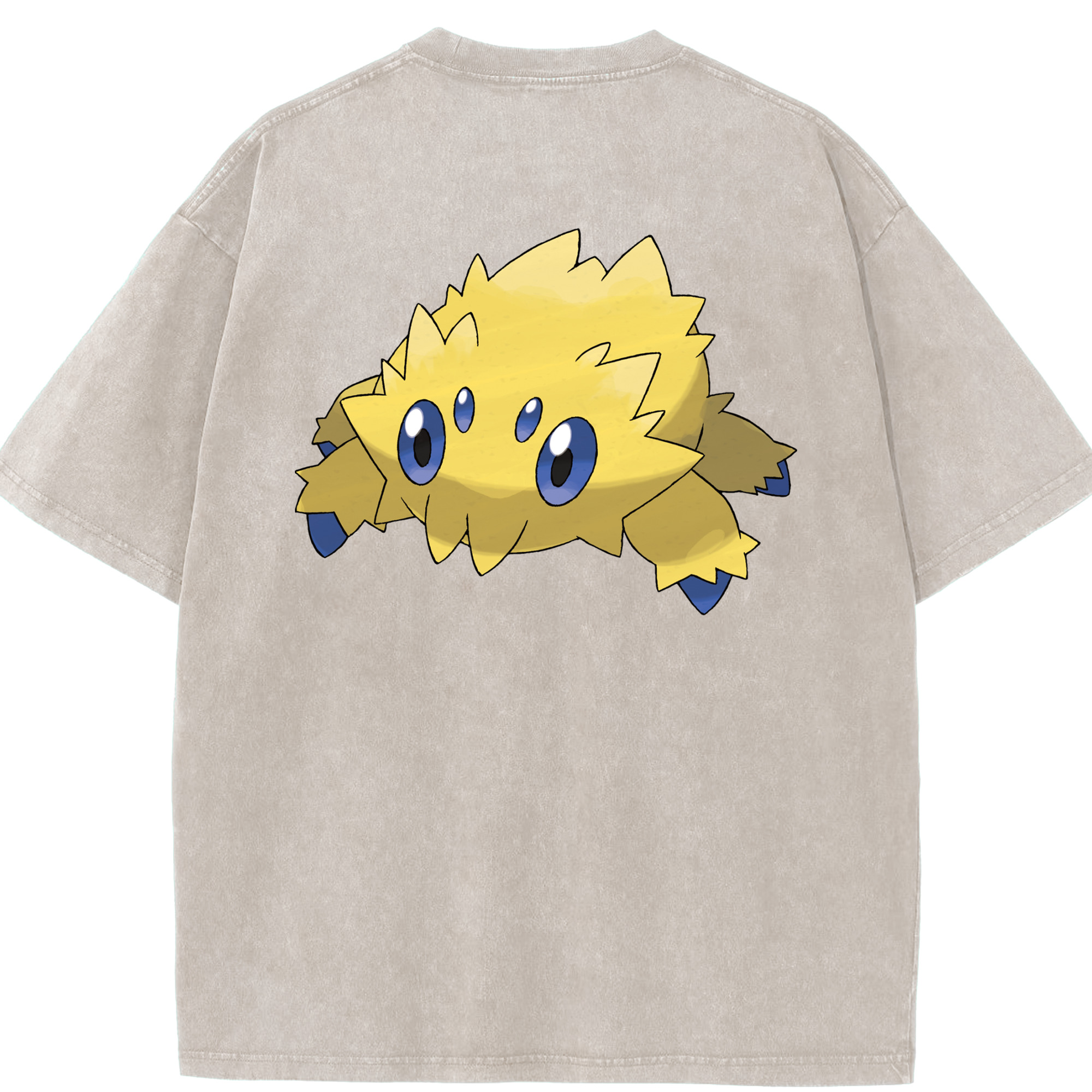 （画像用） ポケットモンスター Pokémon 綿100% ヴィンテージ風 半袖Tシャツ（背面プリント）