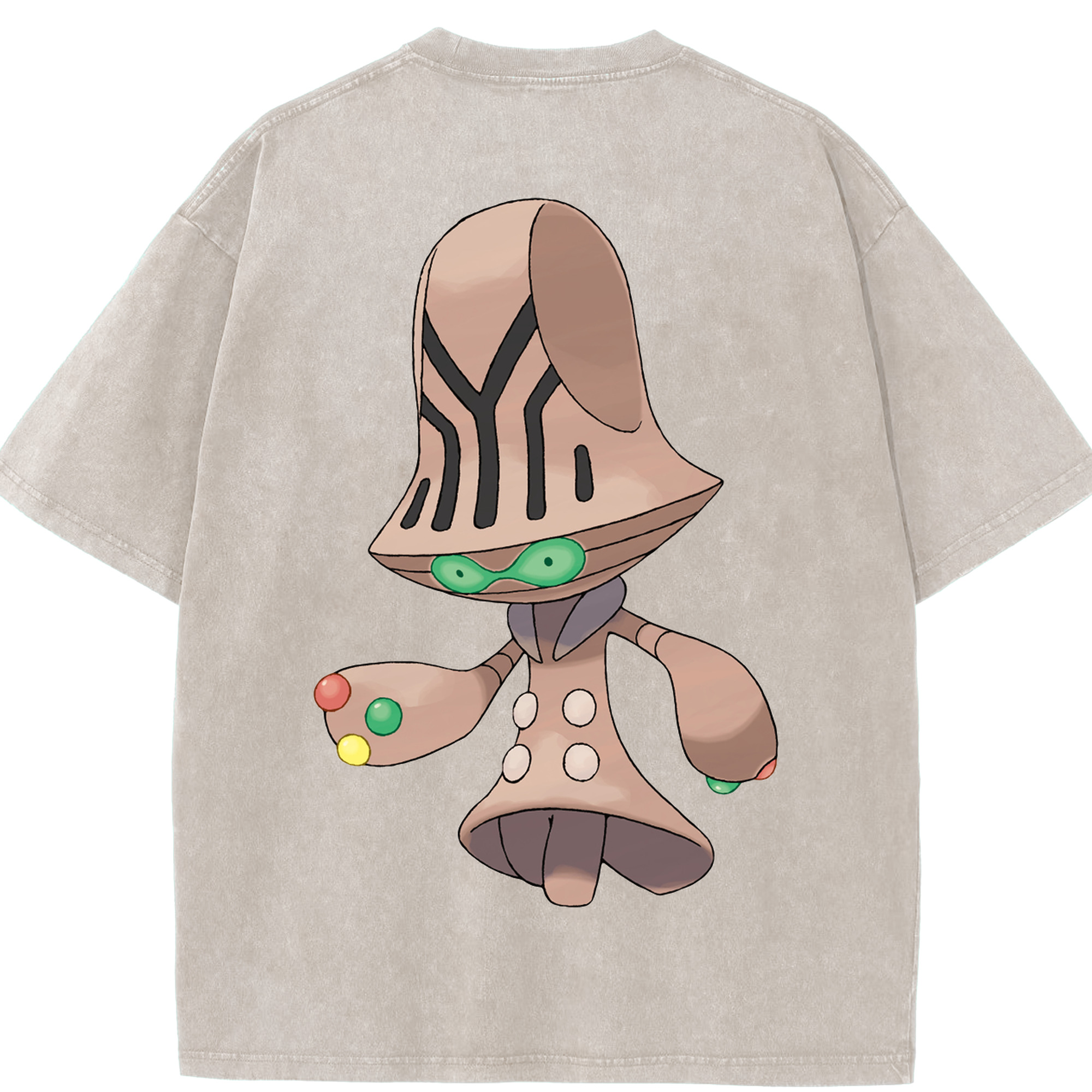 （画像用） ポケットモンスター Pokémon 綿100% ヴィンテージ風 半袖Tシャツ（背面プリント）