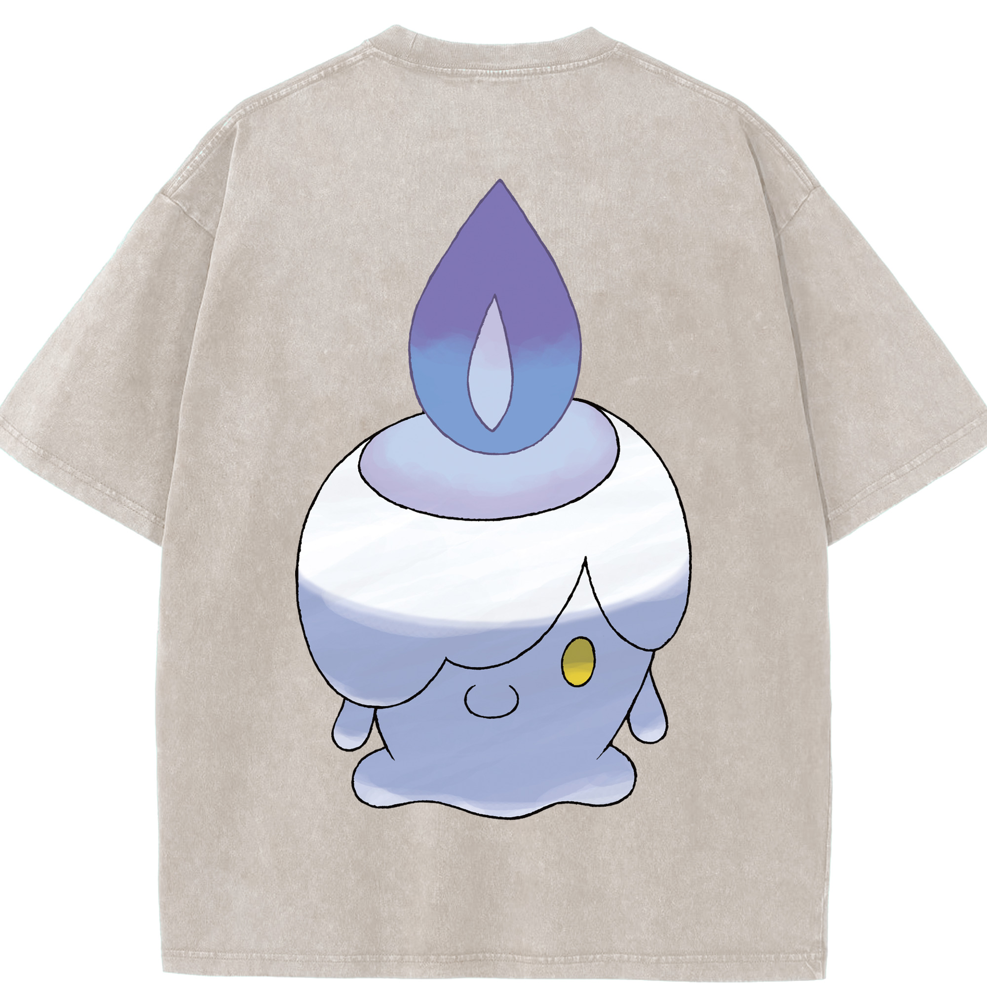 （画像用） ポケットモンスター Pokémon 綿100% ヴィンテージ風 半袖Tシャツ（背面プリント）