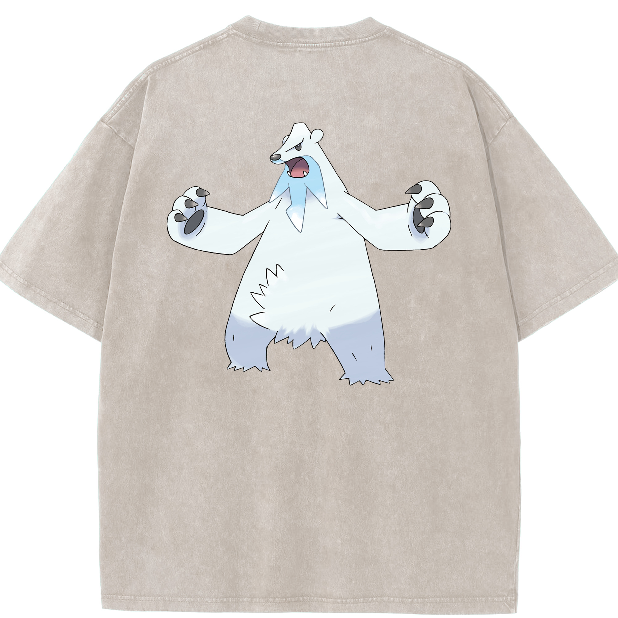 （画像用） ポケットモンスター Pokémon 綿100% ヴィンテージ風 半袖Tシャツ（背面プリント）