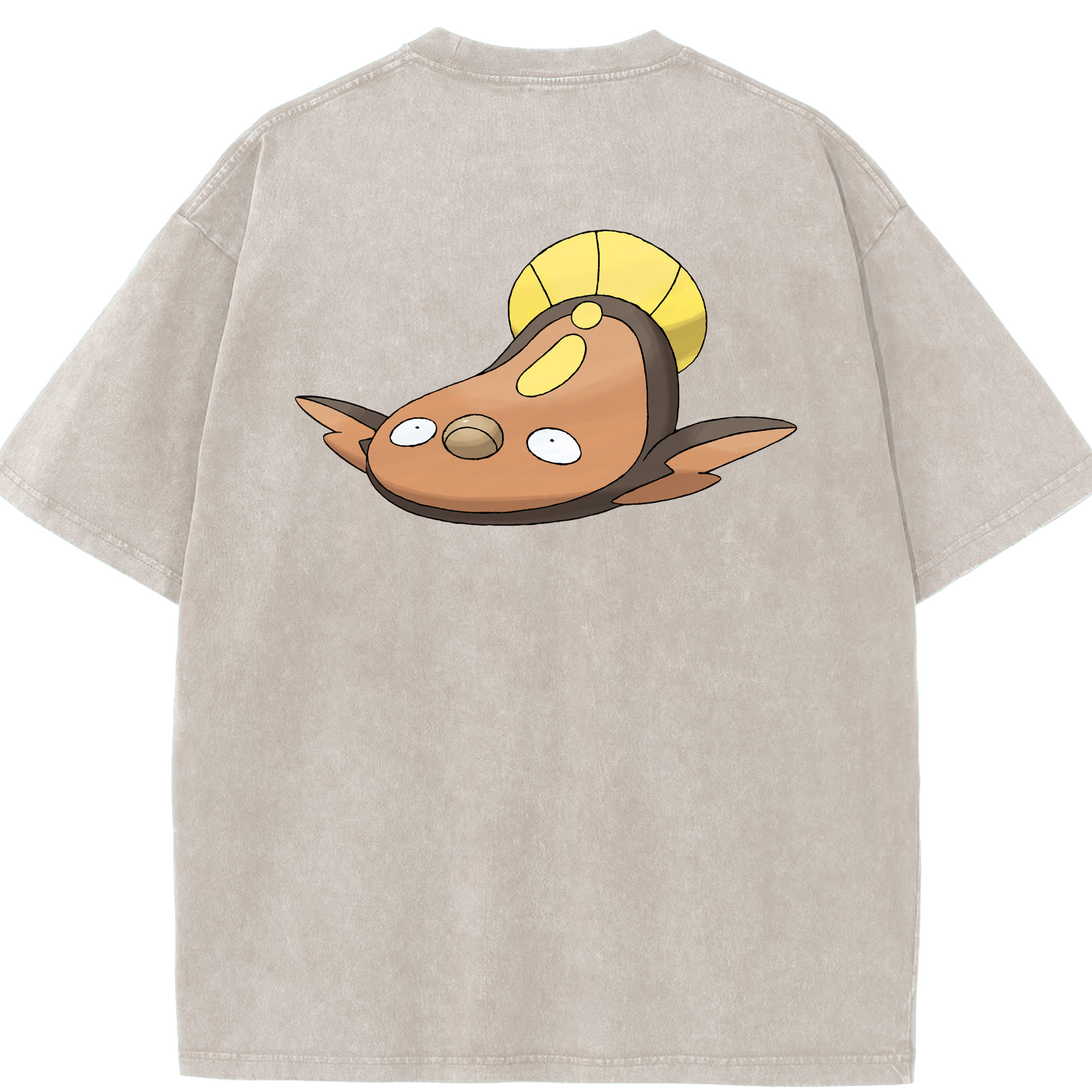 （画像用） ポケットモンスター Pokémon 綿100% ヴィンテージ風 半袖Tシャツ（背面プリント）