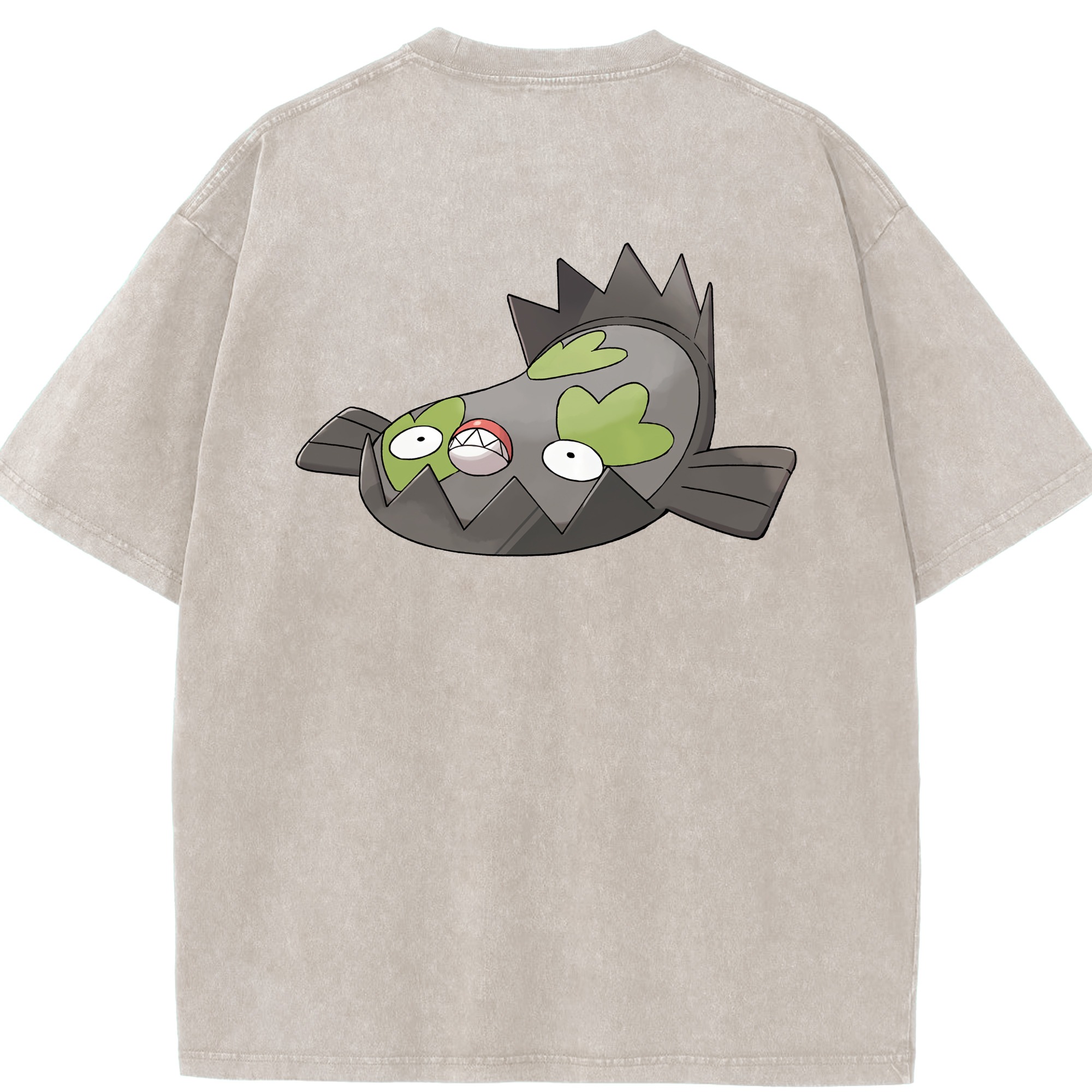 （画像用） ポケットモンスター Pokémon 綿100% ヴィンテージ風 半袖Tシャツ（背面プリント）