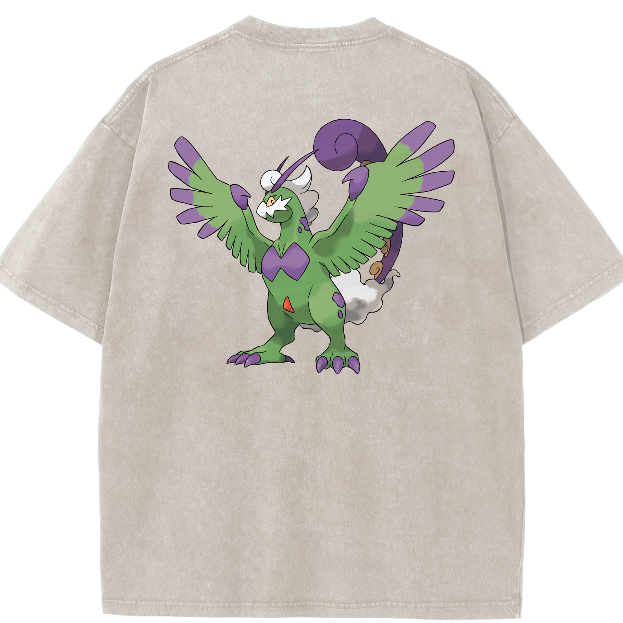 （画像用） ポケットモンスター Pokémon 綿100% ヴィンテージ風 半袖Tシャツ（背面プリント）
