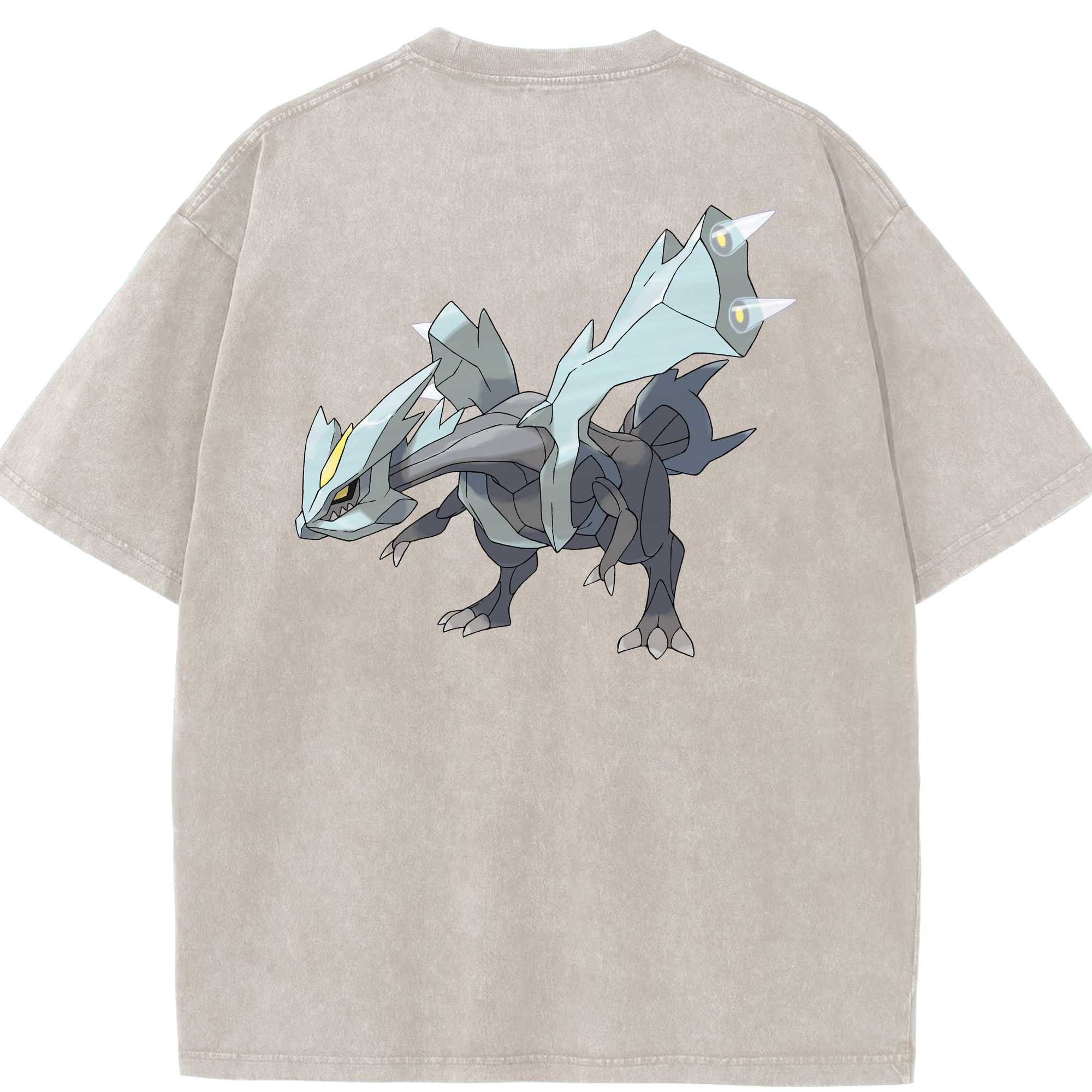 （画像用） ポケットモンスター Pokémon 綿100% ヴィンテージ風 半袖Tシャツ（背面プリント）