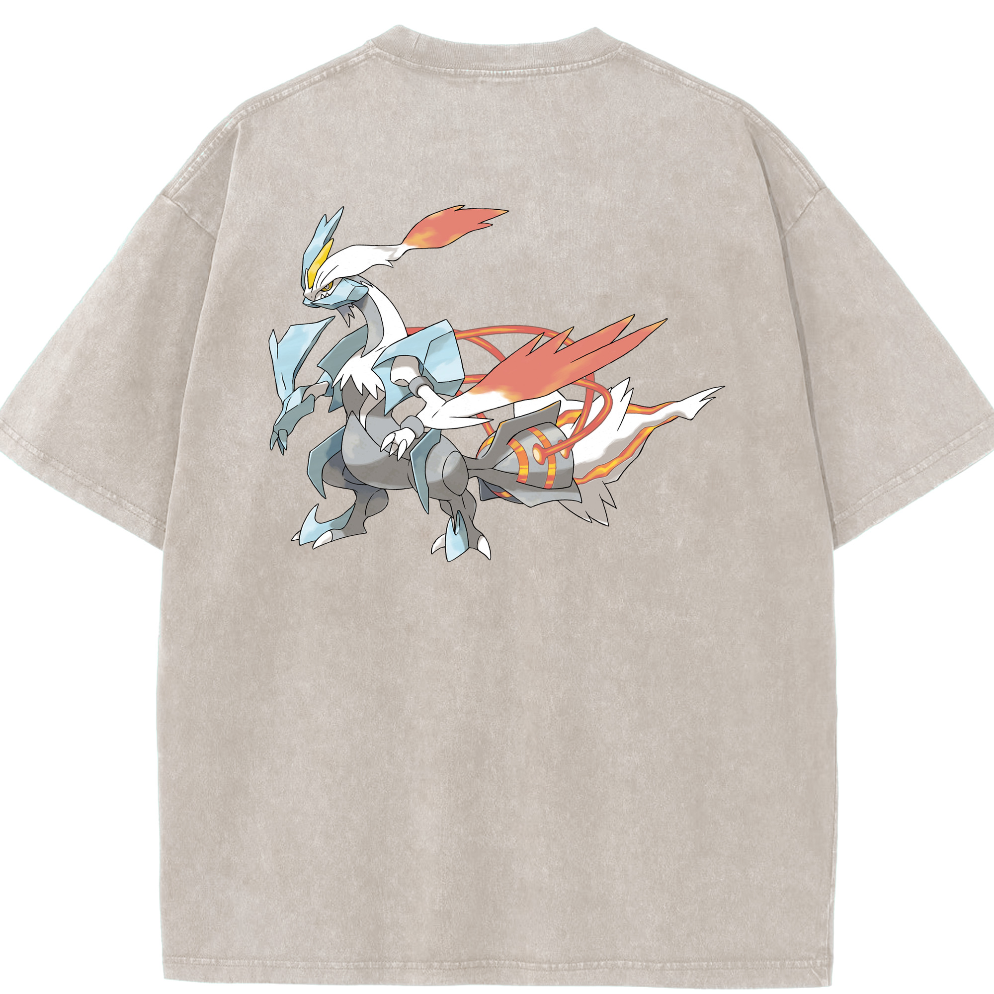（画像用） ポケットモンスター Pokémon 綿100% ヴィンテージ風 半袖Tシャツ（背面プリント）