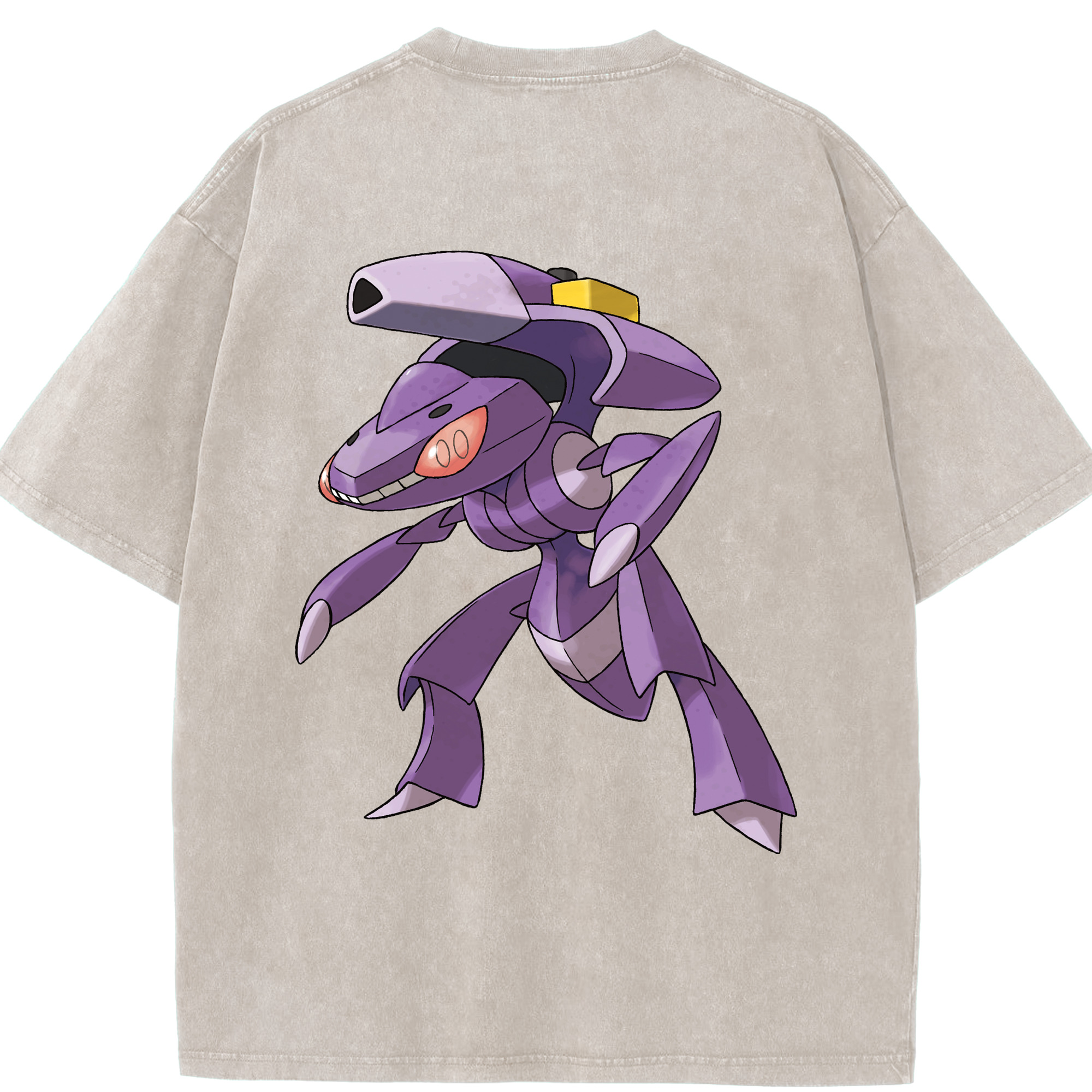 （画像用） ポケットモンスター Pokémon 綿100% ヴィンテージ風 半袖Tシャツ（背面プリント）
