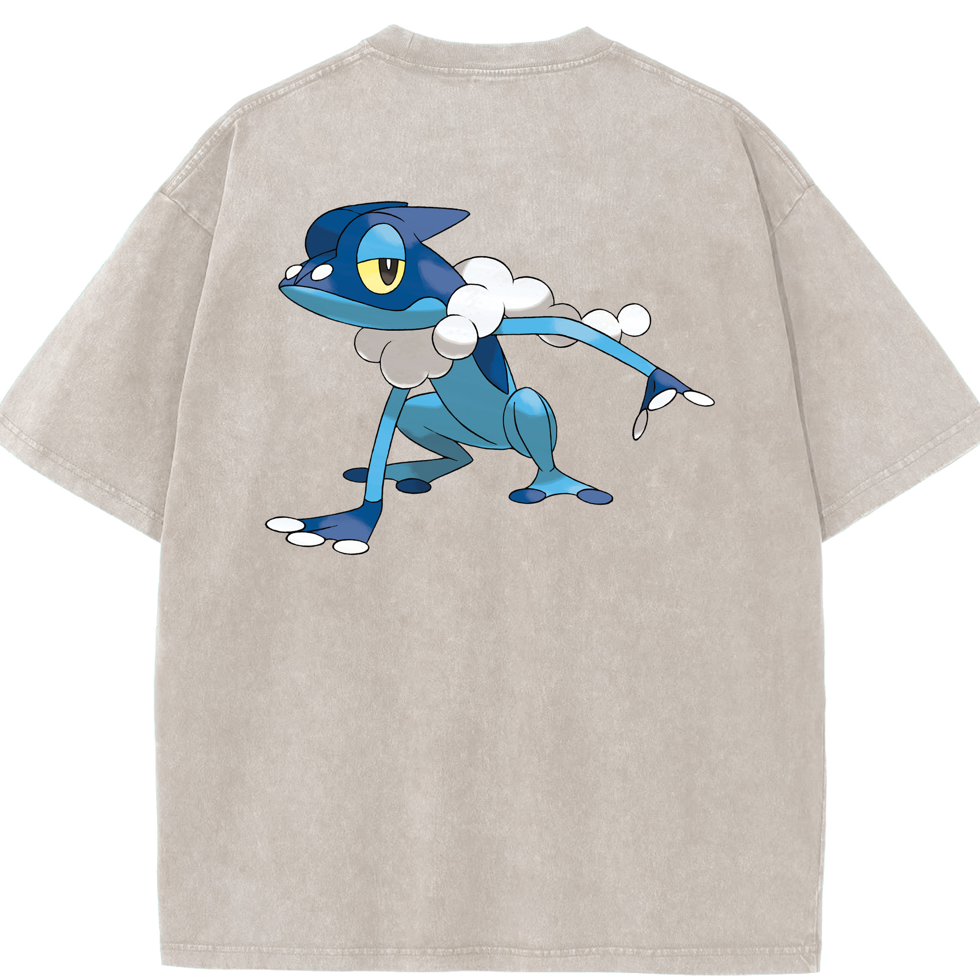 （画像用） ポケットモンスター Pokémon 綿100% ヴィンテージ風 半袖Tシャツ（背面プリント）