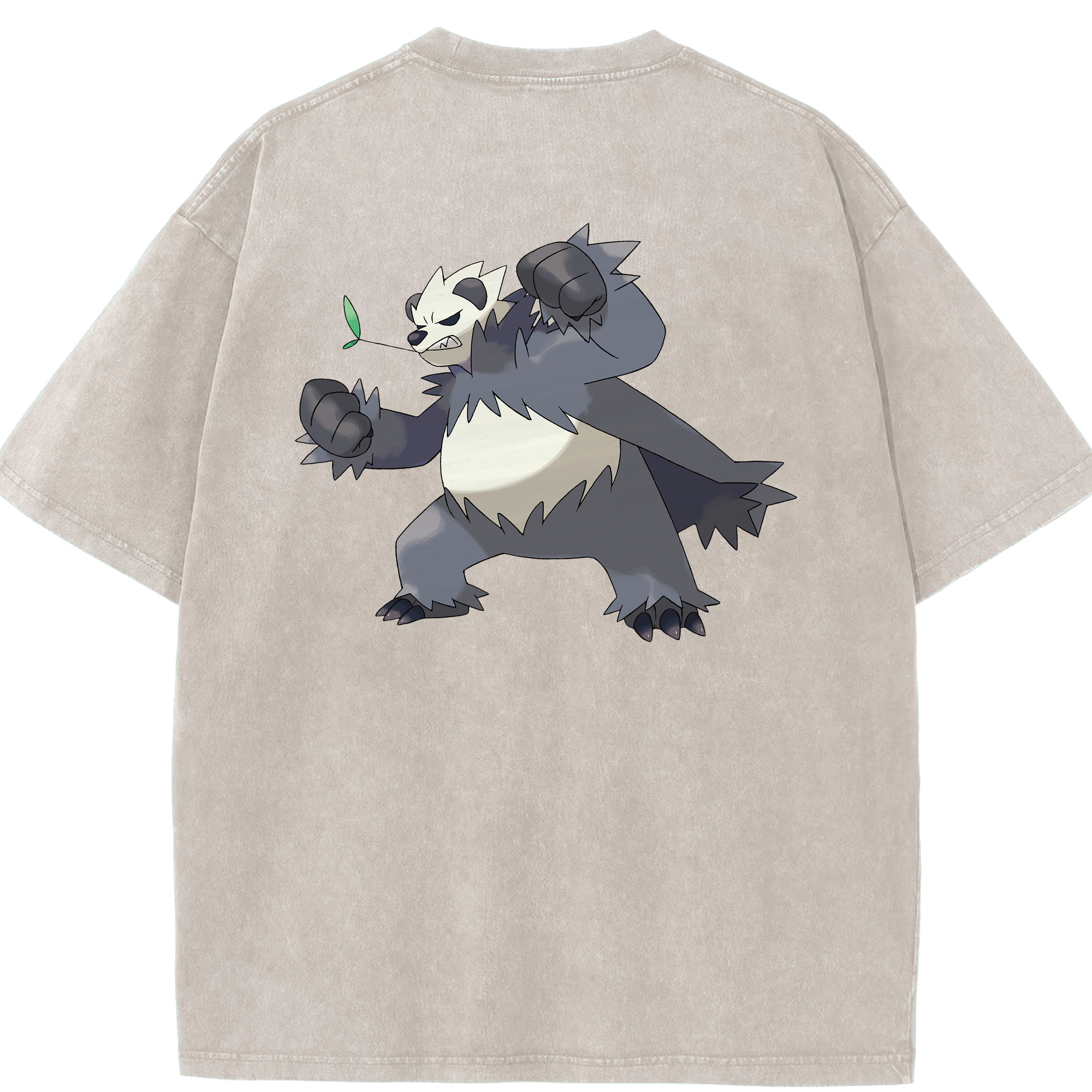 （画像用） ポケットモンスター Pokémon 綿100% ヴィンテージ風 半袖Tシャツ（背面プリント）